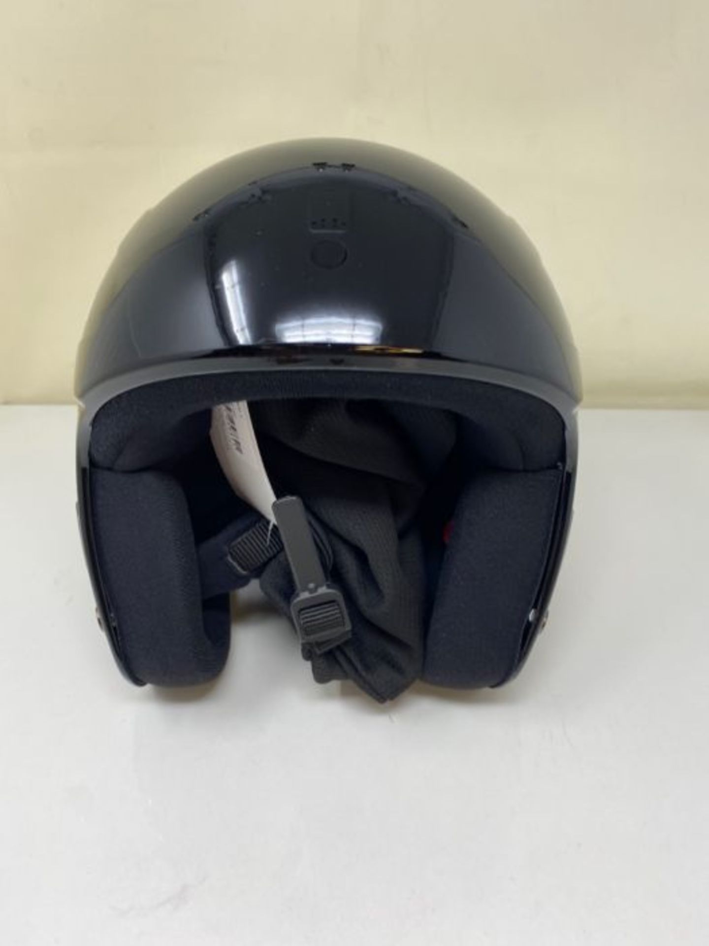 RRP £134.00 uvex Race +, Unisex Adult Ski Helmet, all Black, 51-52 cm