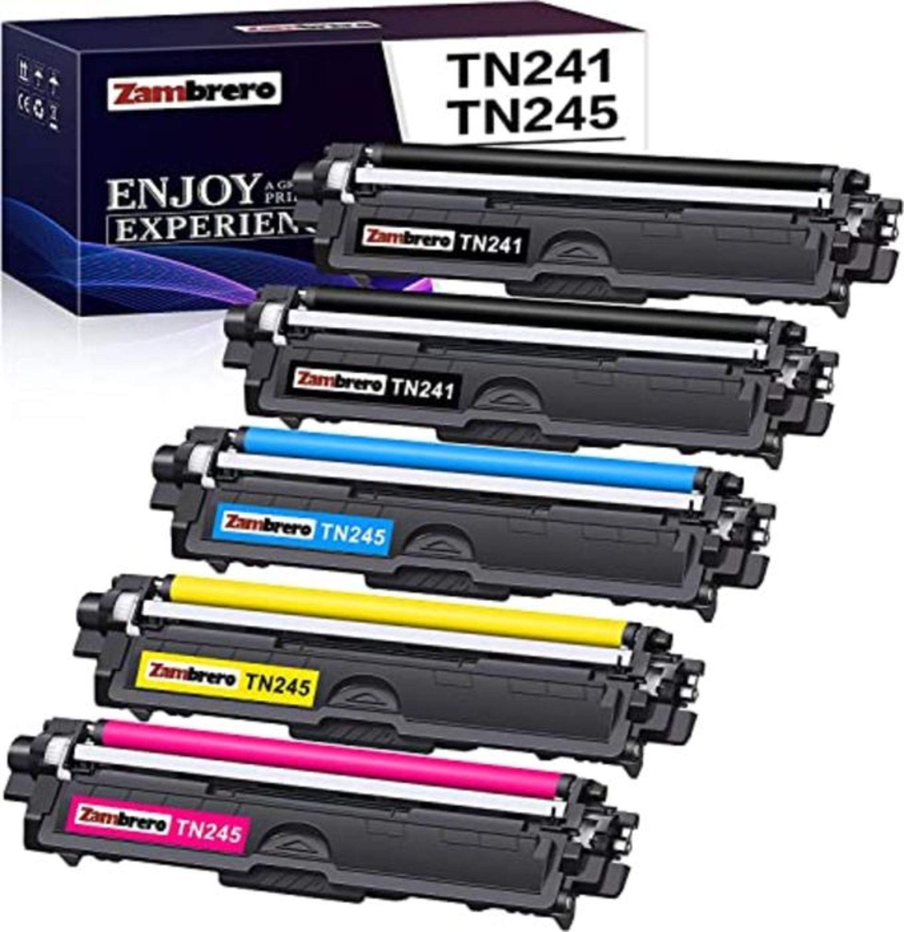 Zambrero Compatible Brother TN241 TN245 TN-241 TN-245 Toner Cartridge Compatible with