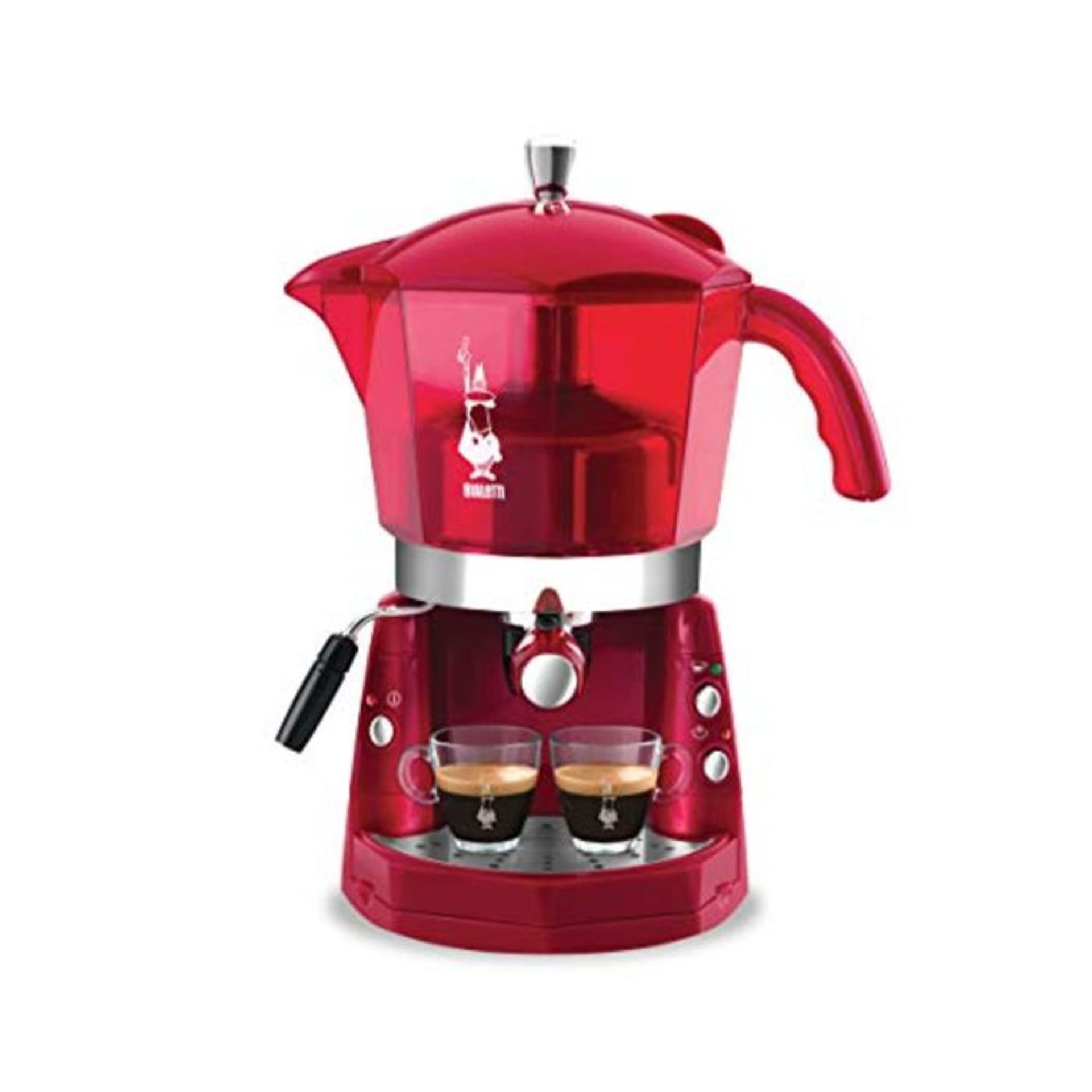 RRP £99.00 Bialetti Mokona Transparent Red