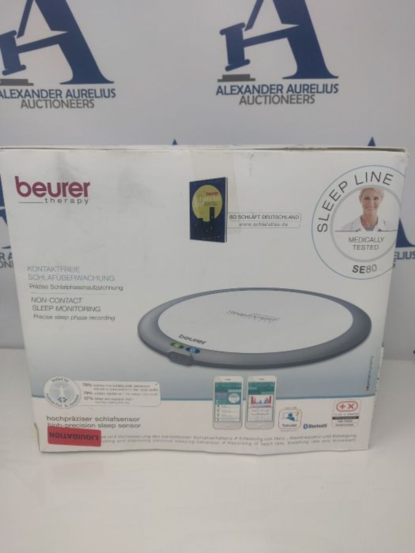 RRP £124.00 Beurer SleepExpert SE 80 with Sleep Glass Sleep Sensor for Professional Sleep Analysis - Image 2 of 3