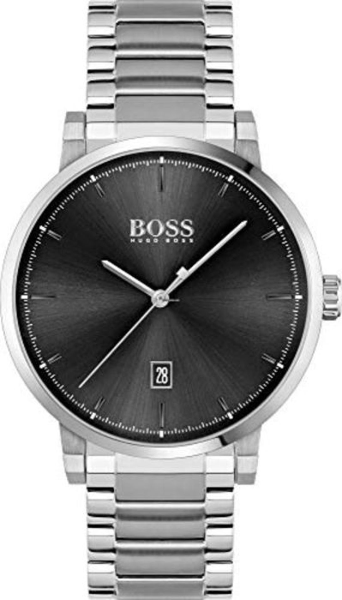 RRP £179.00 BOSS Men's Analogue Quartz Watch with Stainless Steel Strap 1513792, Black, Black