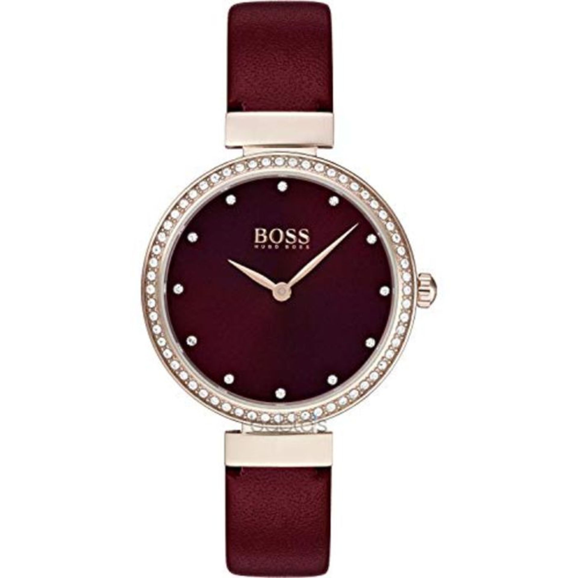 RRP £173.00 BOSS Watches Women's Analogue Classic Quartz Watch with Leather Strap 1502481