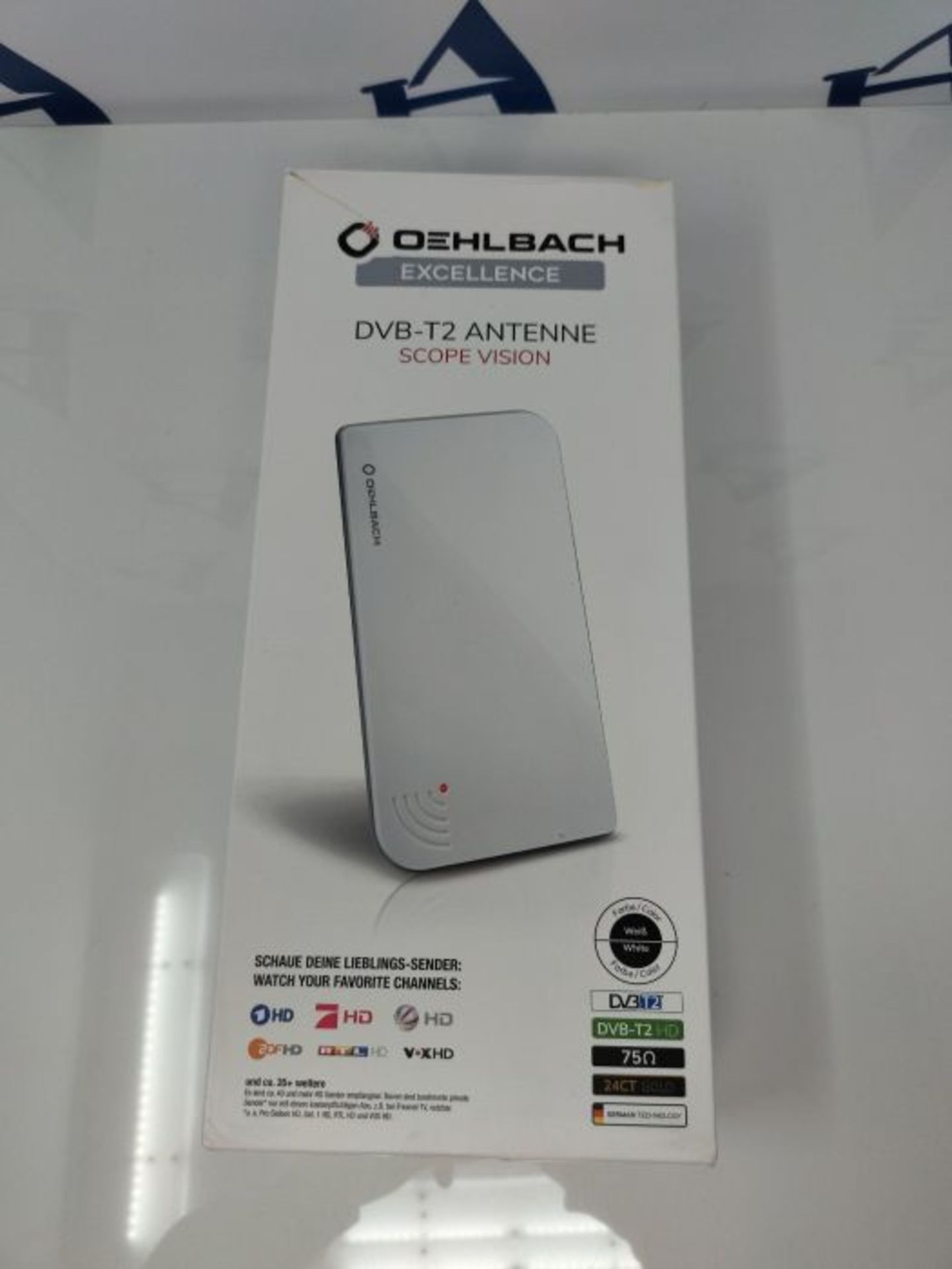 Oehlbach Scope Vision DVB-T2 HD Antenna - Digital Indoor Antenna - USB Power - Active - Image 2 of 3