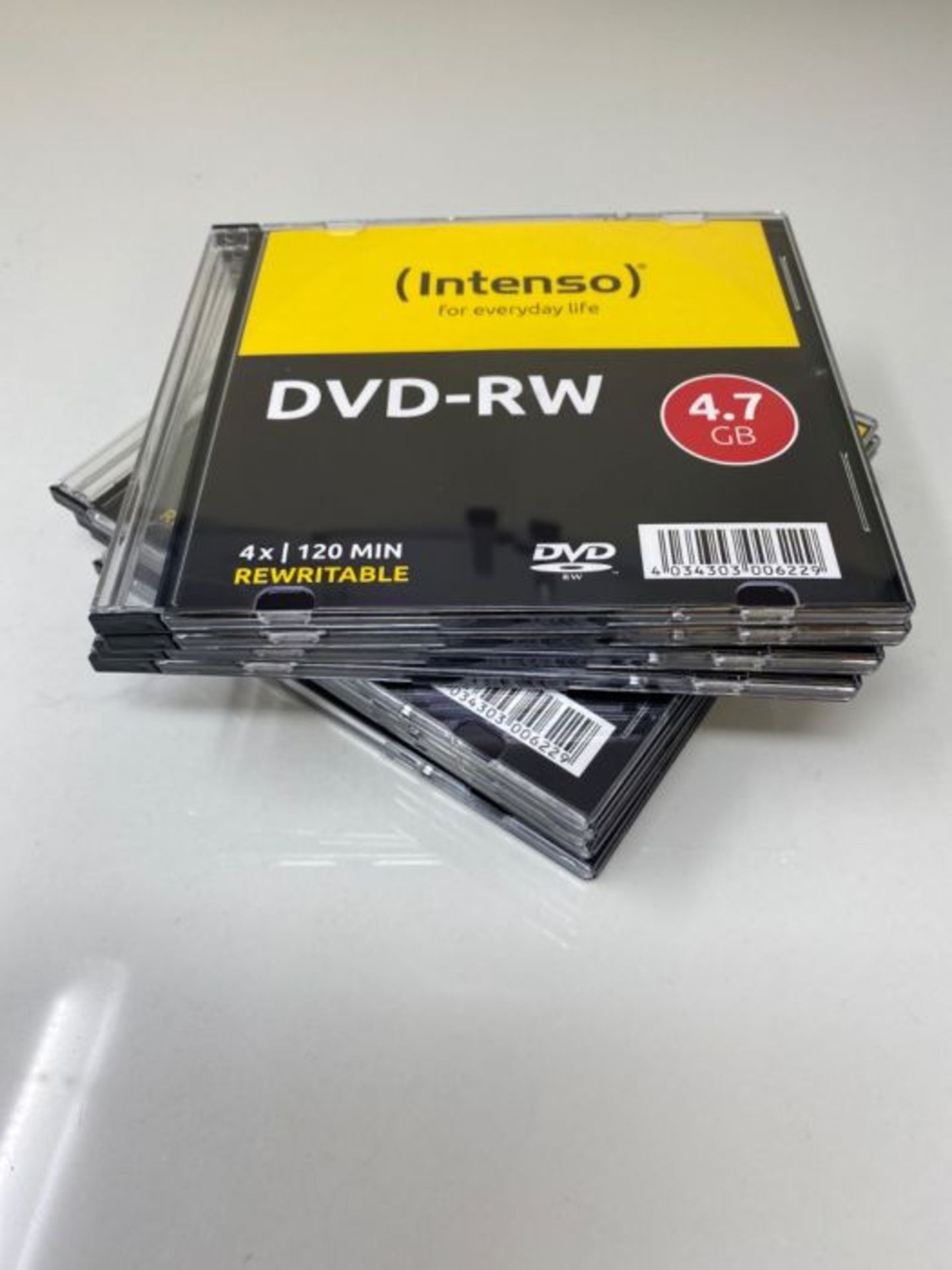 Intenso DVD-RW 4.7GB, 4X - DVD+RW Virgin (4X, 4.7GB, DVD-RW, 240 min, CD Case, 1x) - Image 3 of 3