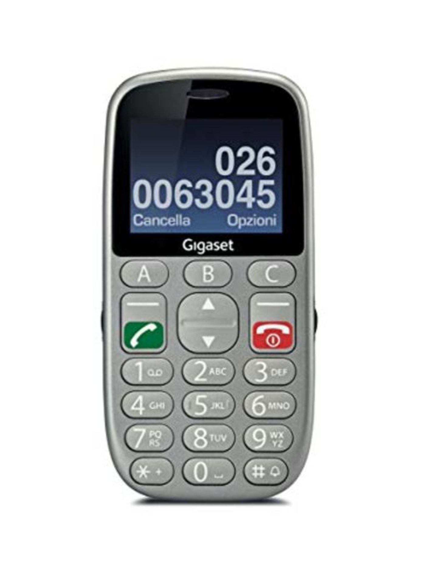 Gigaset GL390 GSM Handy ohne Vertrag für Senioren (mit SOS-Funktion, Komfortable Auss