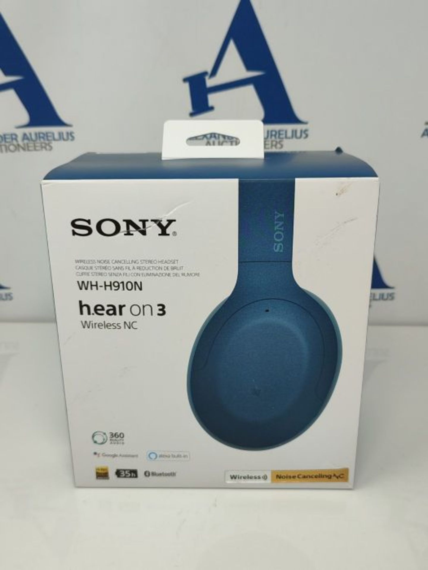 RRP £210.00 Sony WH-H910N Noise Cancelling Wireless Headphones with Mic, 35 Hours Battery Life wit - Image 2 of 3