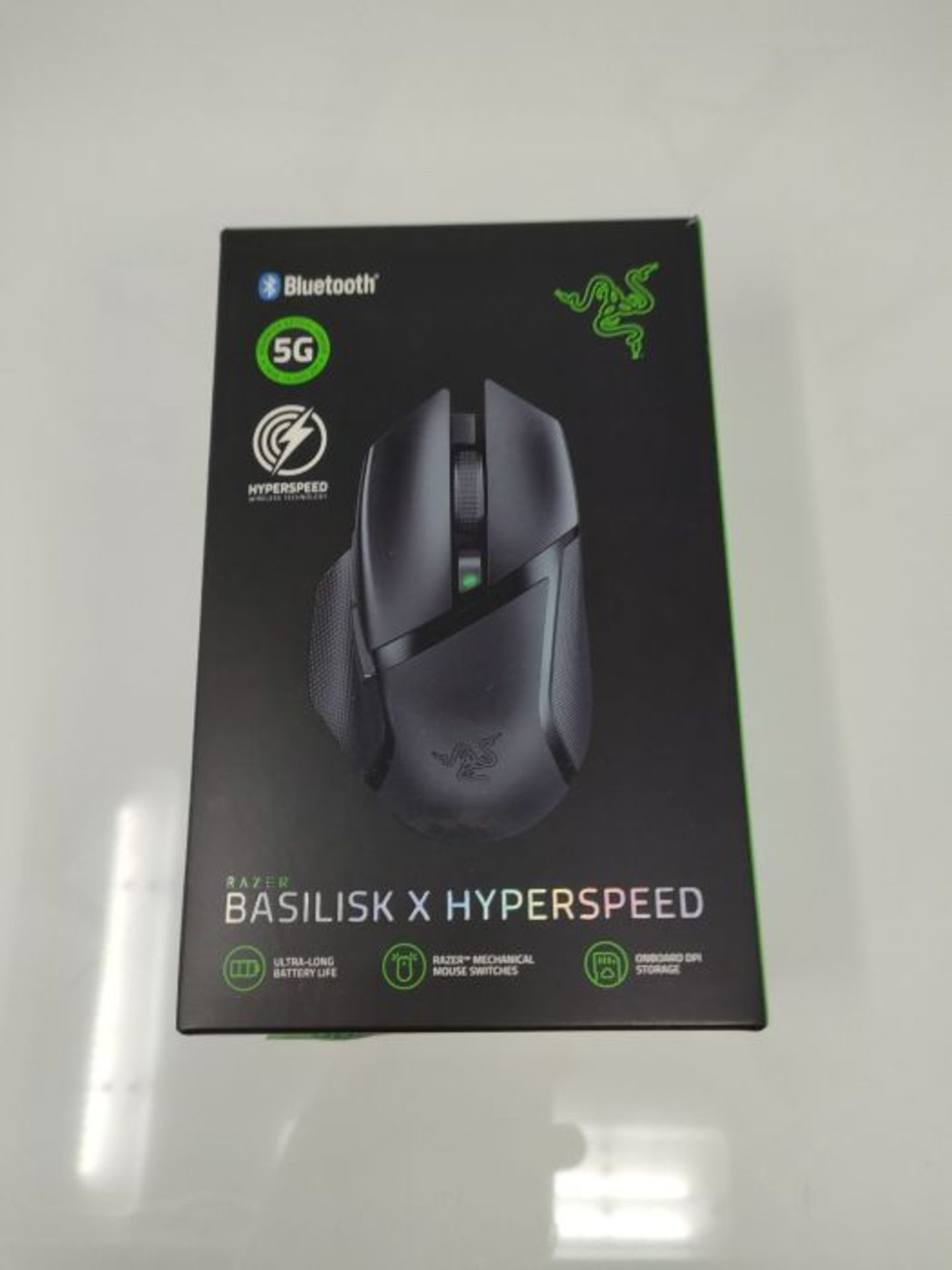 Razer Basilisk X Hyperspeed - Wireless Gaming Mouse (Hyperspeed Technology, Advanced 5 - Image 2 of 3