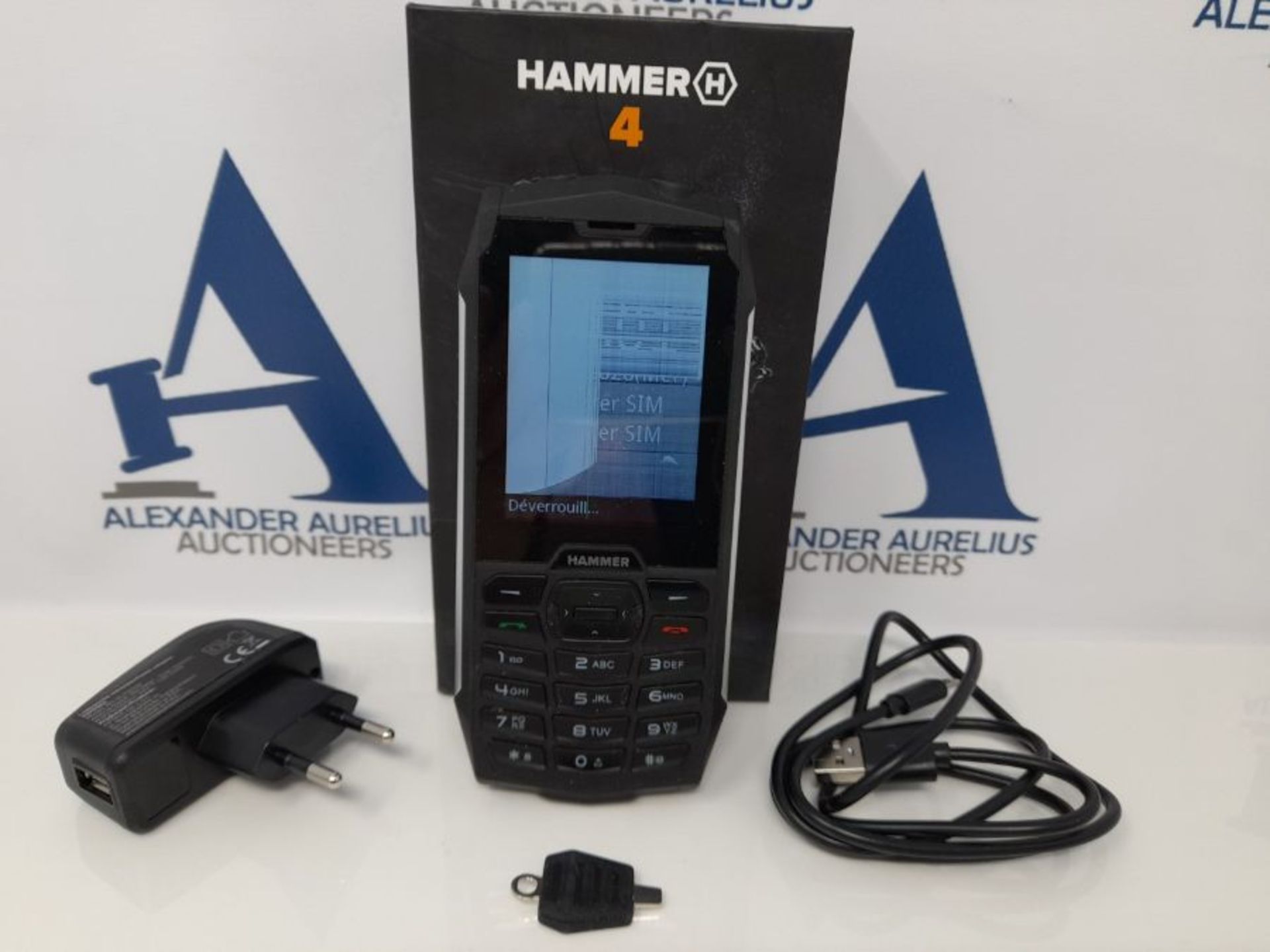RRP £53.00 Hammer H 4 TÃ©lephone Portable Incassable DebloquÃ© IP68 RÃ©sistant Etanche Anti - Image 2 of 3