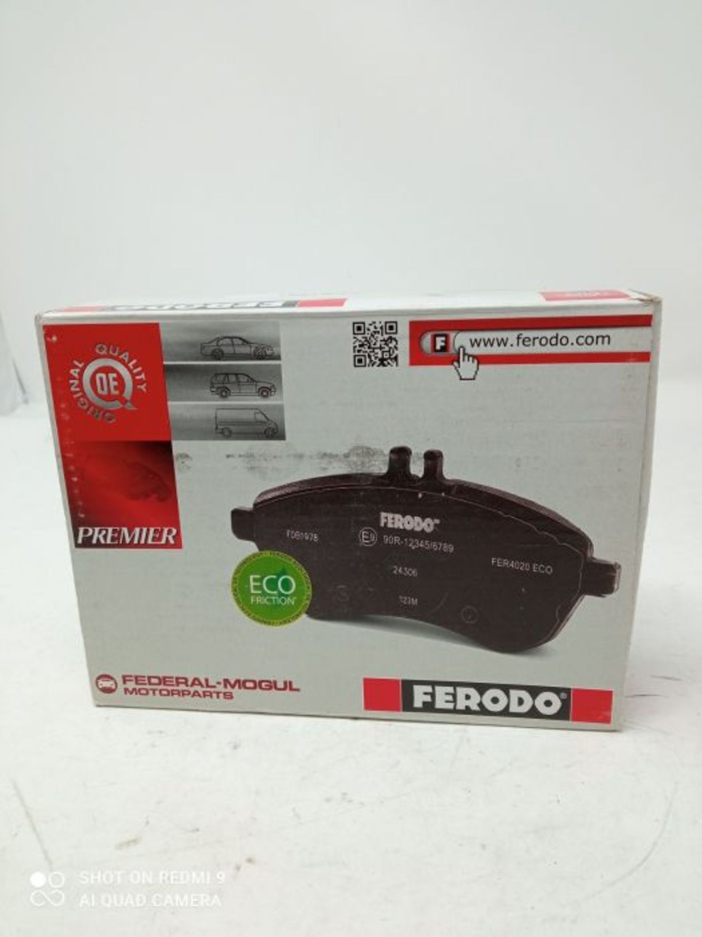 Ferodo FDB1781 - Premier Kit Pastiglie Freno, Freno A Disco - (confezione 4 pezzi) - Image 2 of 3