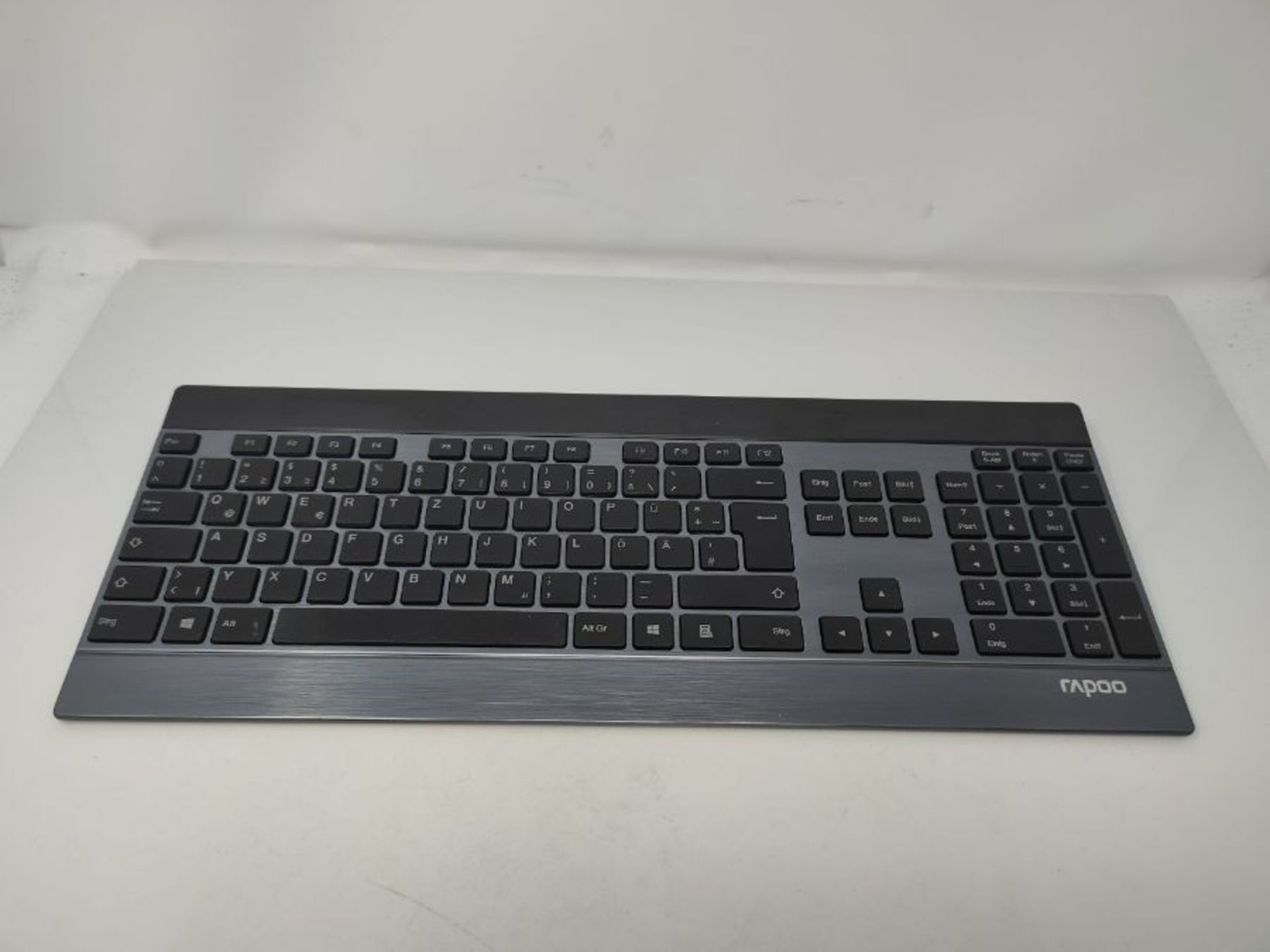 Rapoo E9270P kabellose Tastatur, Wireless (5 GHz) via USB, flaches Aluminium Design, F