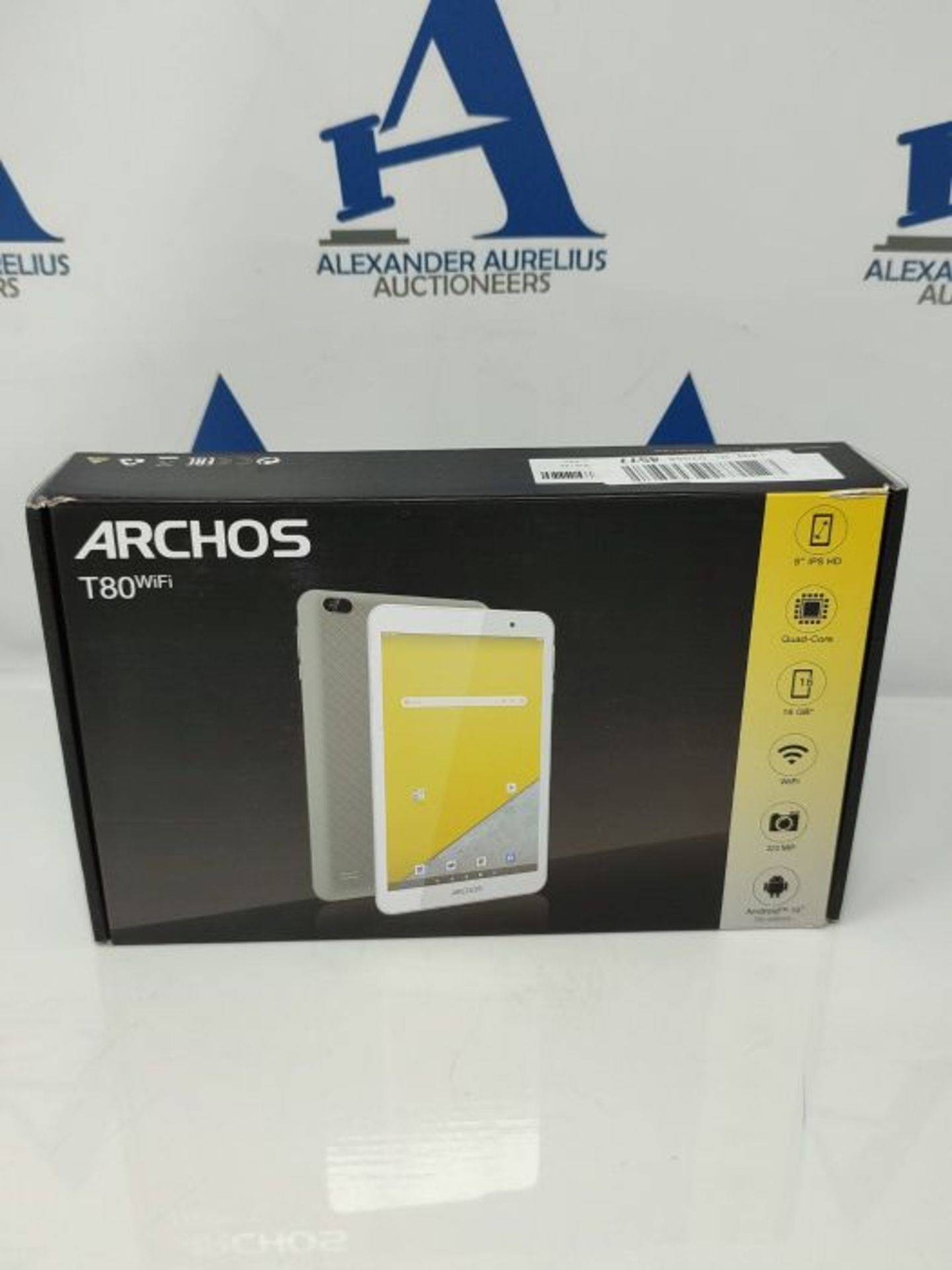 RRP £122.00 Archos T80 WiFi 16GB - WiFi Touch Tablet (8 Inch IPS HD Screen 1280 x 800 Pixels - Qua - Image 2 of 3