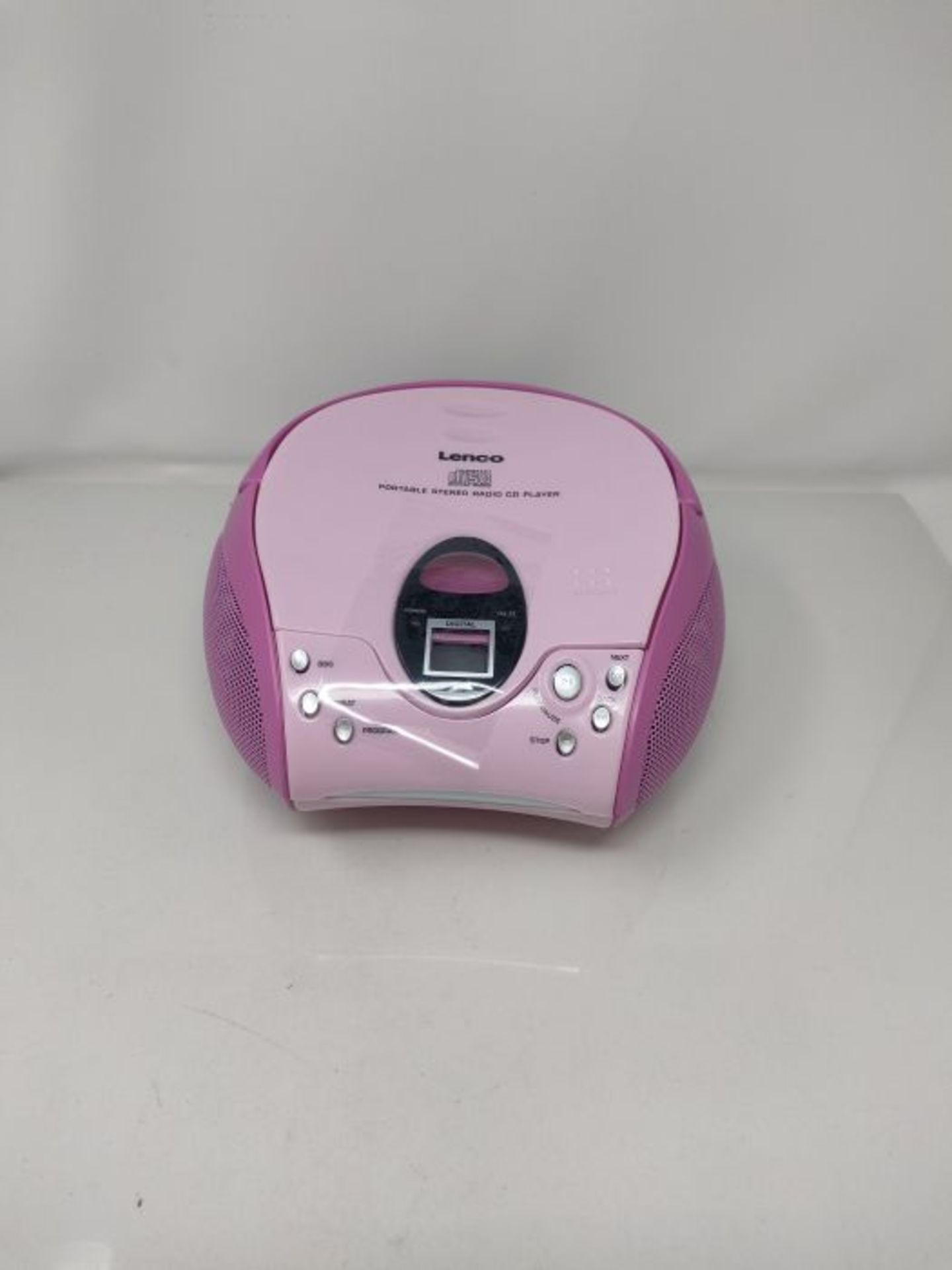 Lenco SCD-24 Stereo UKW-Radio mit CD-Player und Teleskopantenne rosa - Image 2 of 2