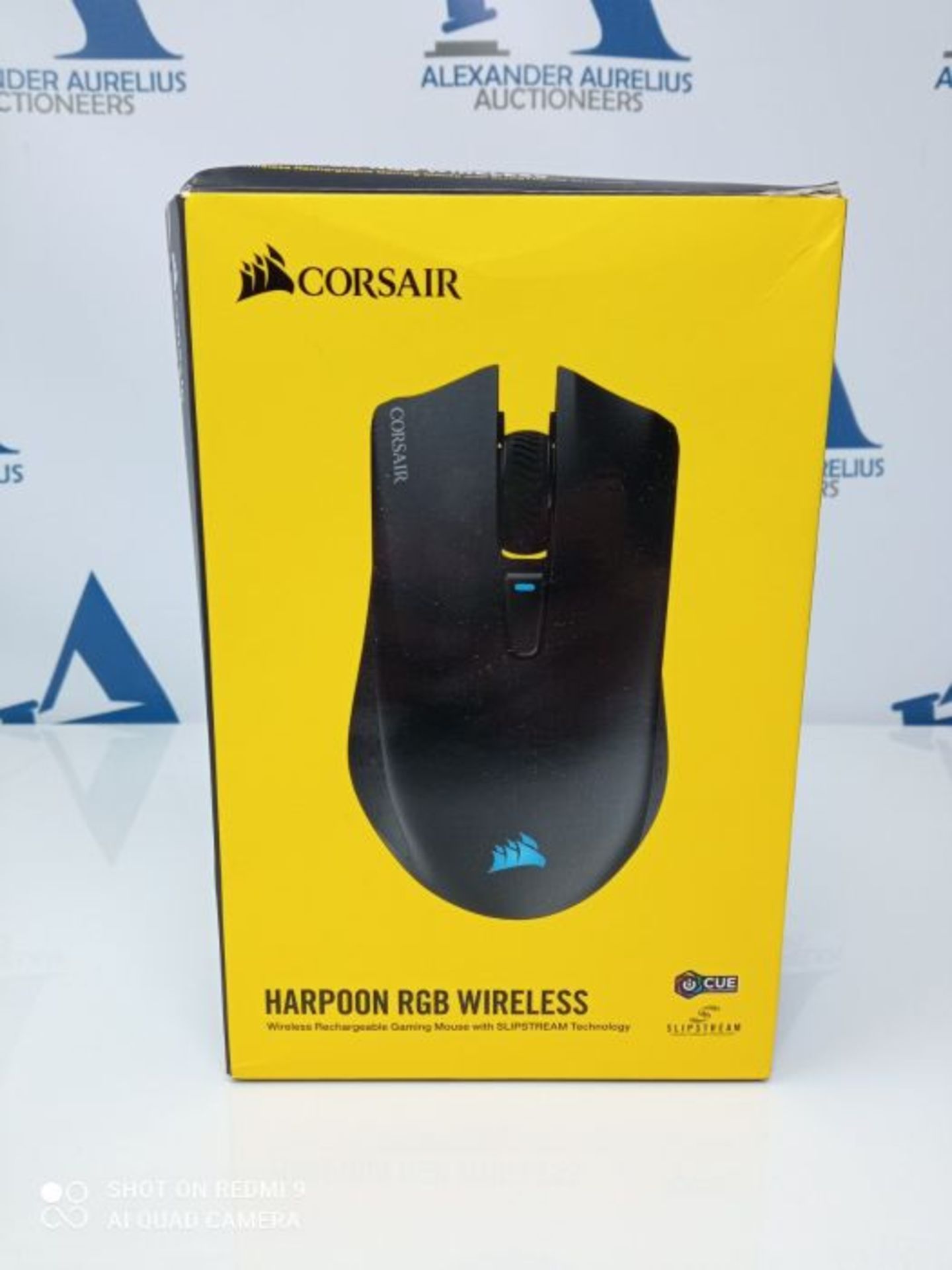 RRP £57.00 Corsair Harpoon Kabellose RGB Wiederaufladbare Optisch Gaming-Maus (mit SLIPSTREAM Tec - Image 2 of 3