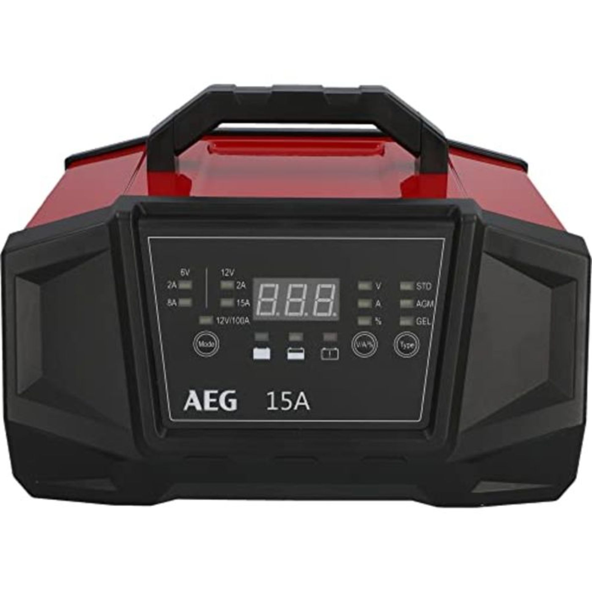 RRP £88.00 Aeg Automotive 158009 Workshop Charger WM Ampere for 6 and 12 Volt Batteries with Auto