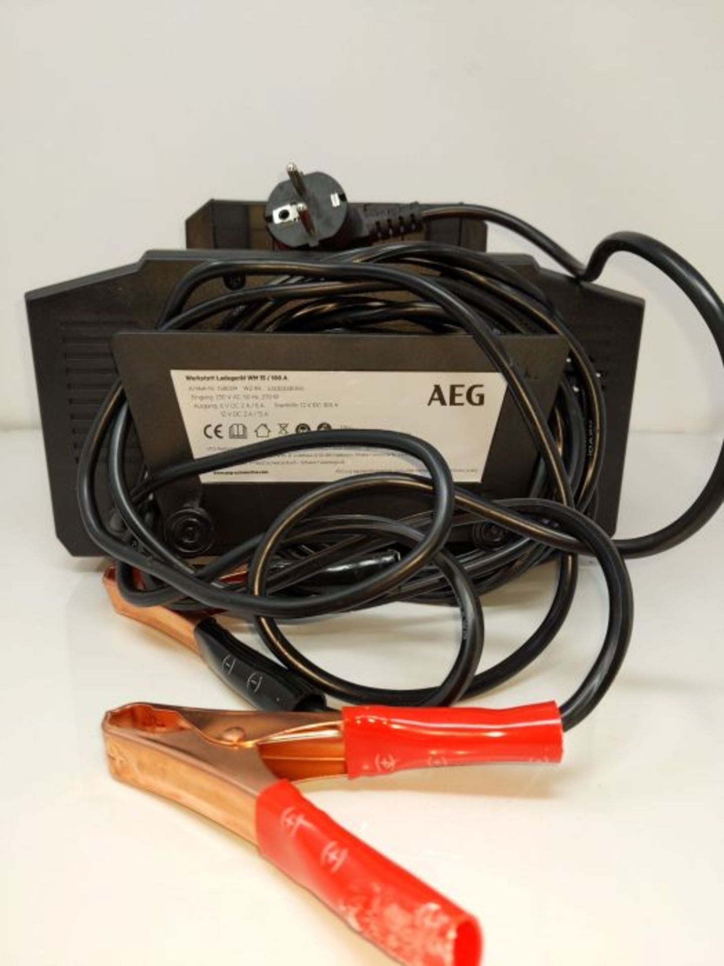 RRP £88.00 Aeg Automotive 158009 Workshop Charger WM Ampere for 6 and 12 Volt Batteries with Auto - Image 3 of 3