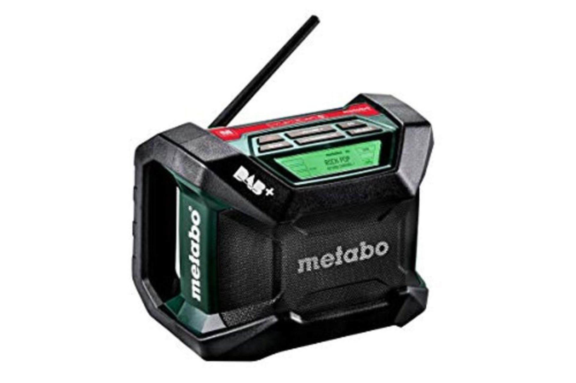 RRP £88.00 Metabo Battery construction site radio R 12-18 (DAB+, Bluetooth, without battery, LCD