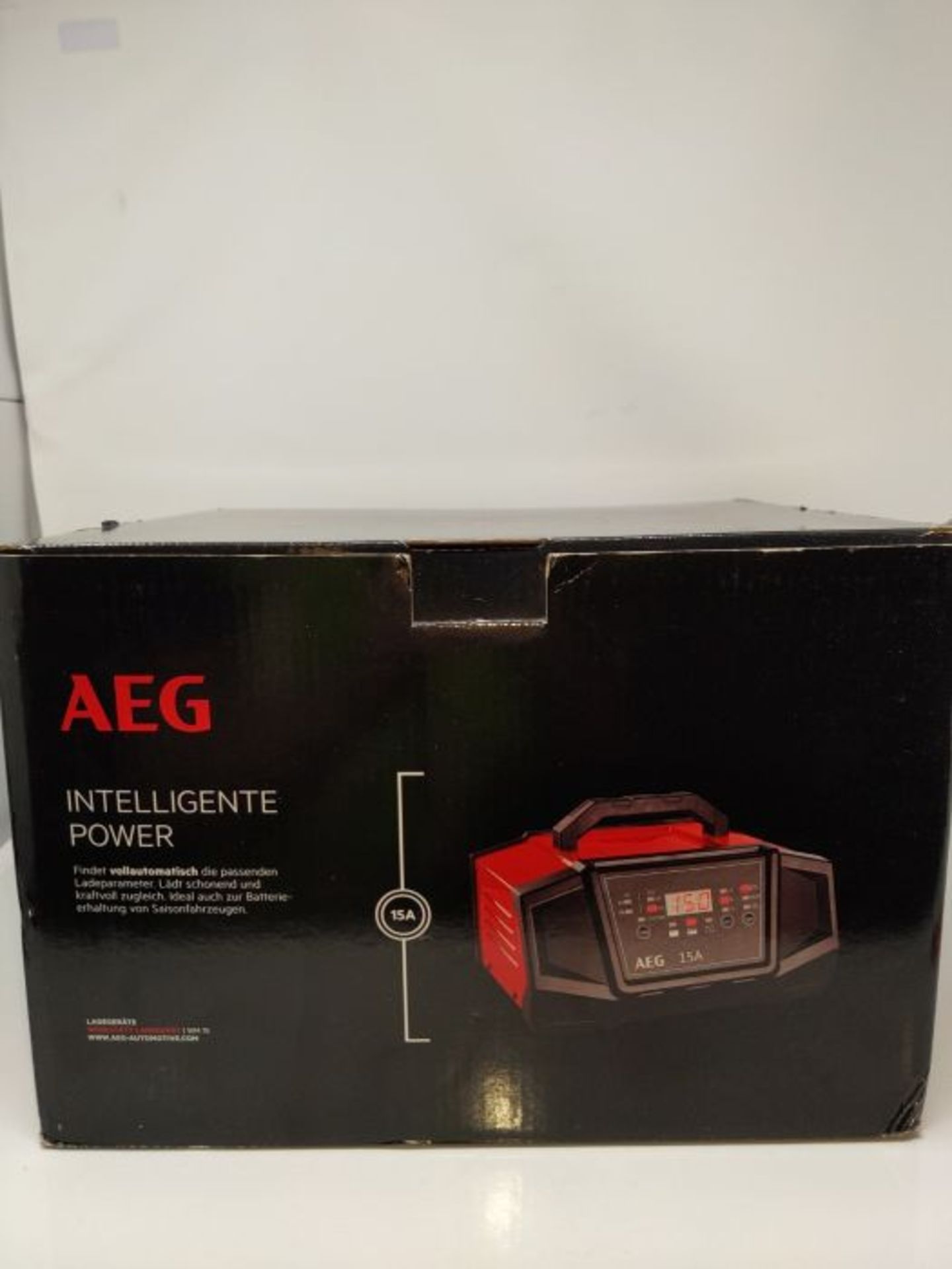 RRP £88.00 Aeg Automotive 158009 Workshop Charger WM Ampere for 6 and 12 Volt Batteries with Auto - Image 2 of 3