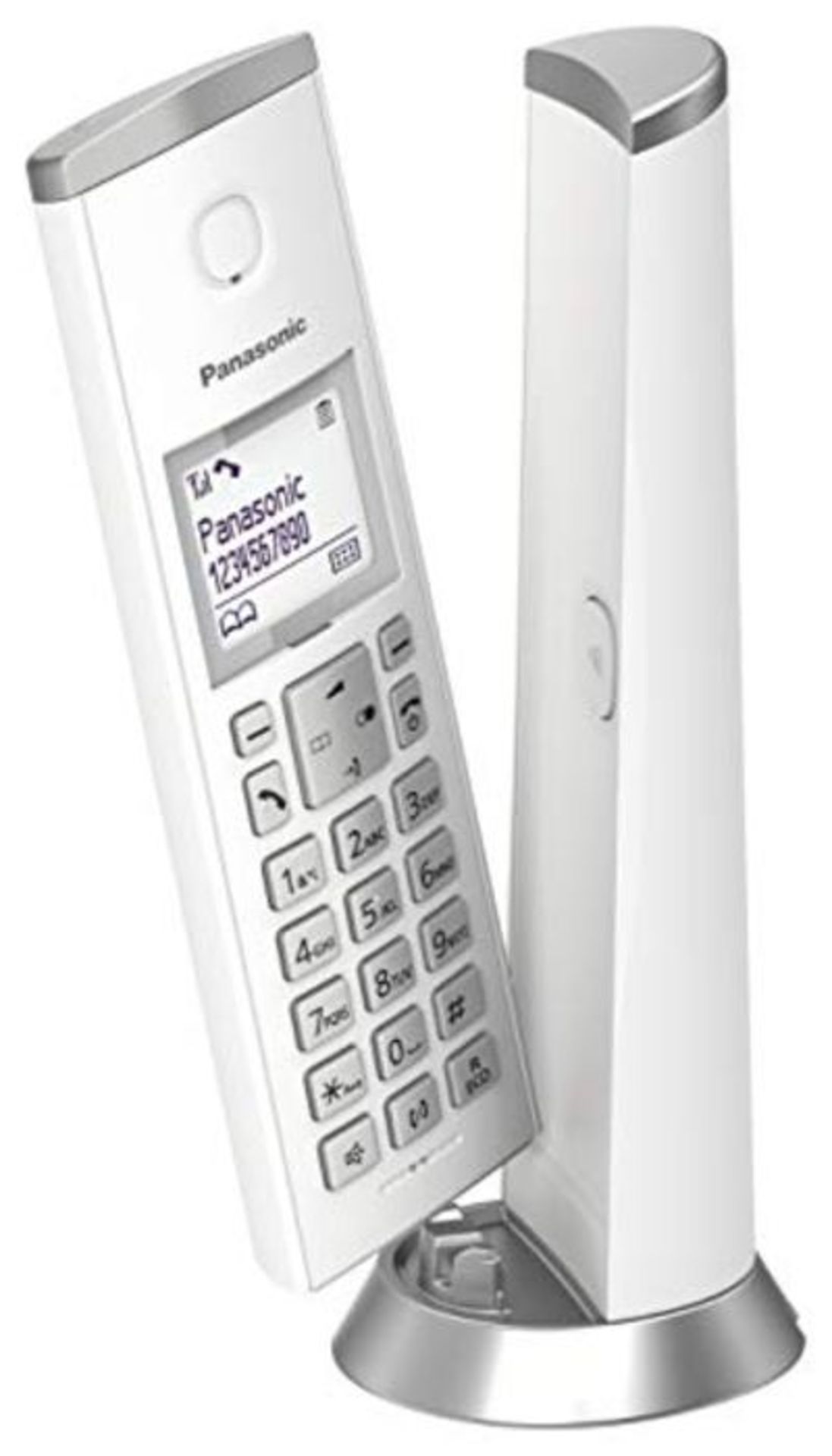 Panasonic KX-TGK210 DECT-Telefon fÃ¼r Anrufe, WeiÃx