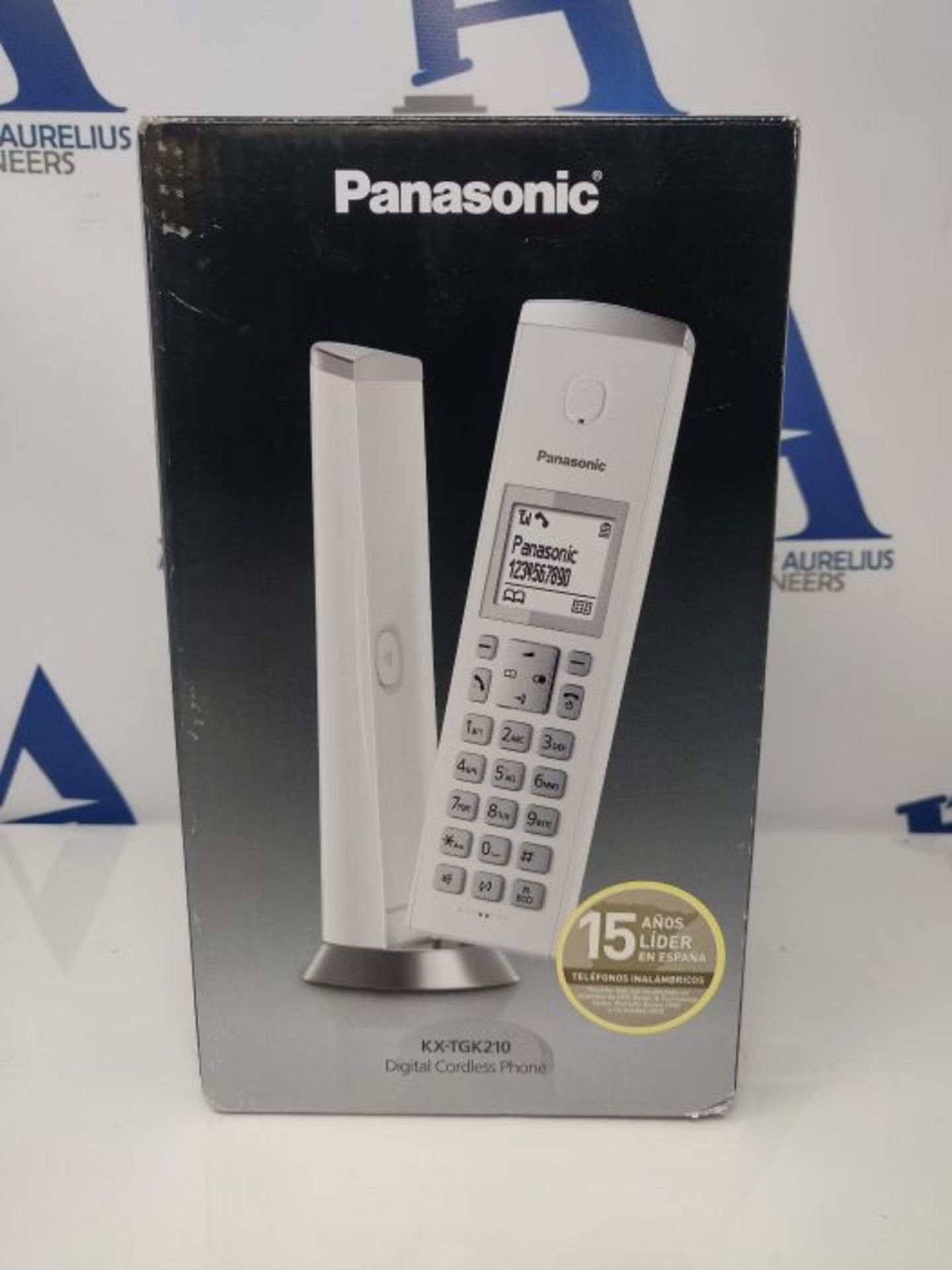 Panasonic KX-TGK210 DECT-Telefon fÃ¼r Anrufe, WeiÃx - Image 2 of 3