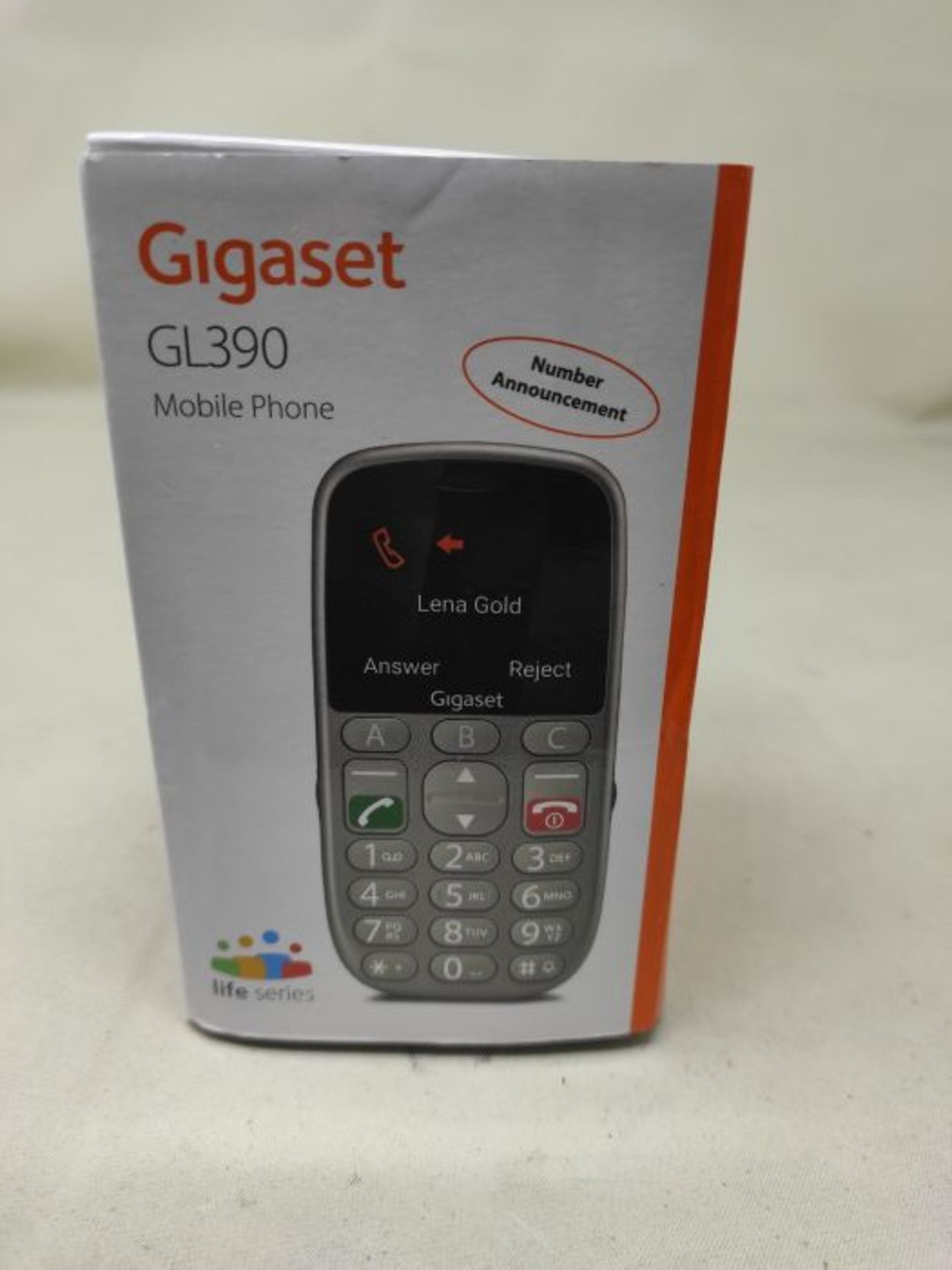 Gigaset GL390 5.59 cm (2.2") 88 g Silver Feature phone GL390, Bar, Dual SIM, 5.59 cm ( - Image 2 of 3