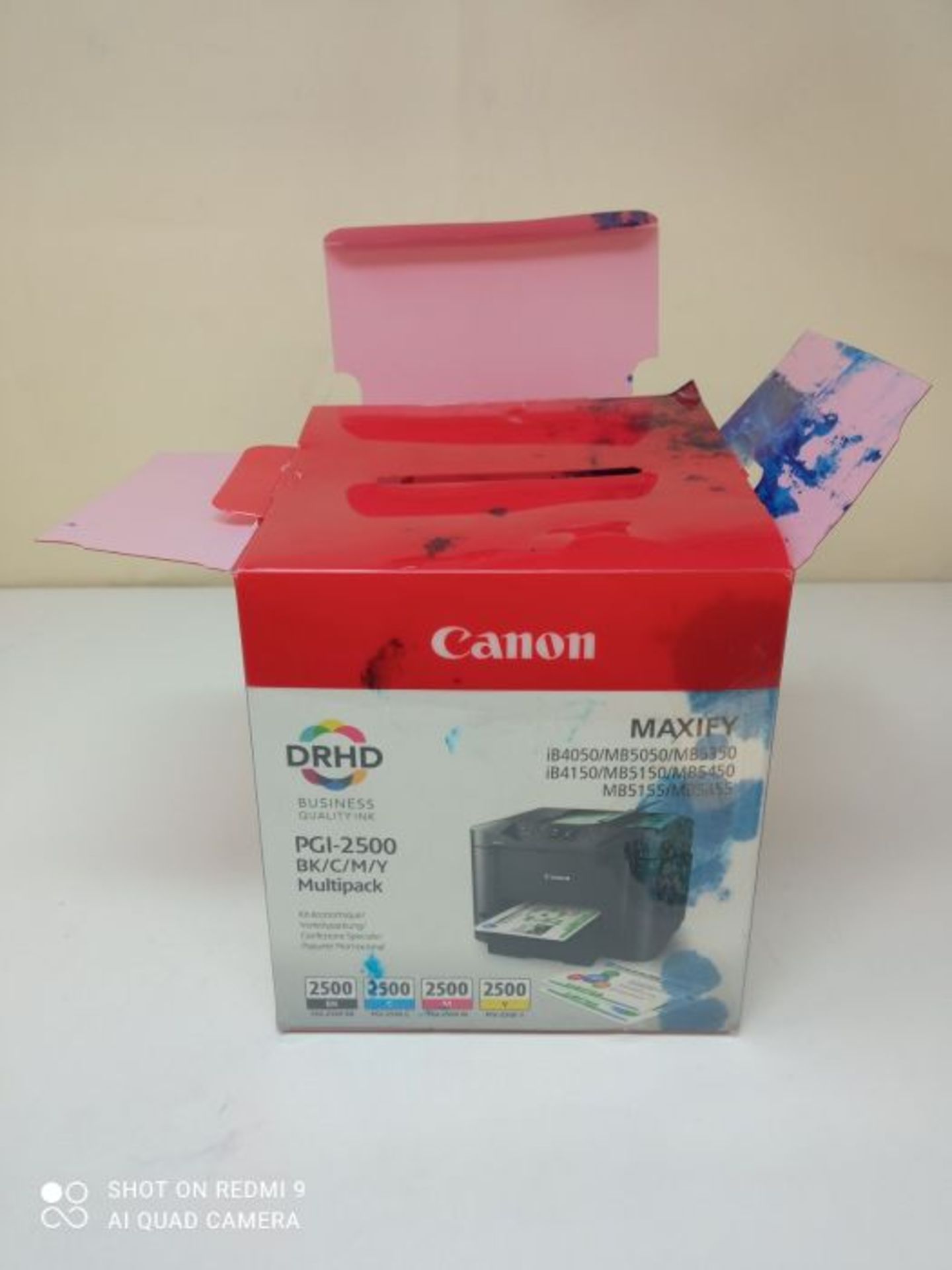 RRP £64.00 Canon 9290B004 Inkjet Cartridge - Black/Yellow/Magenta/Cyan (Pack of 4)