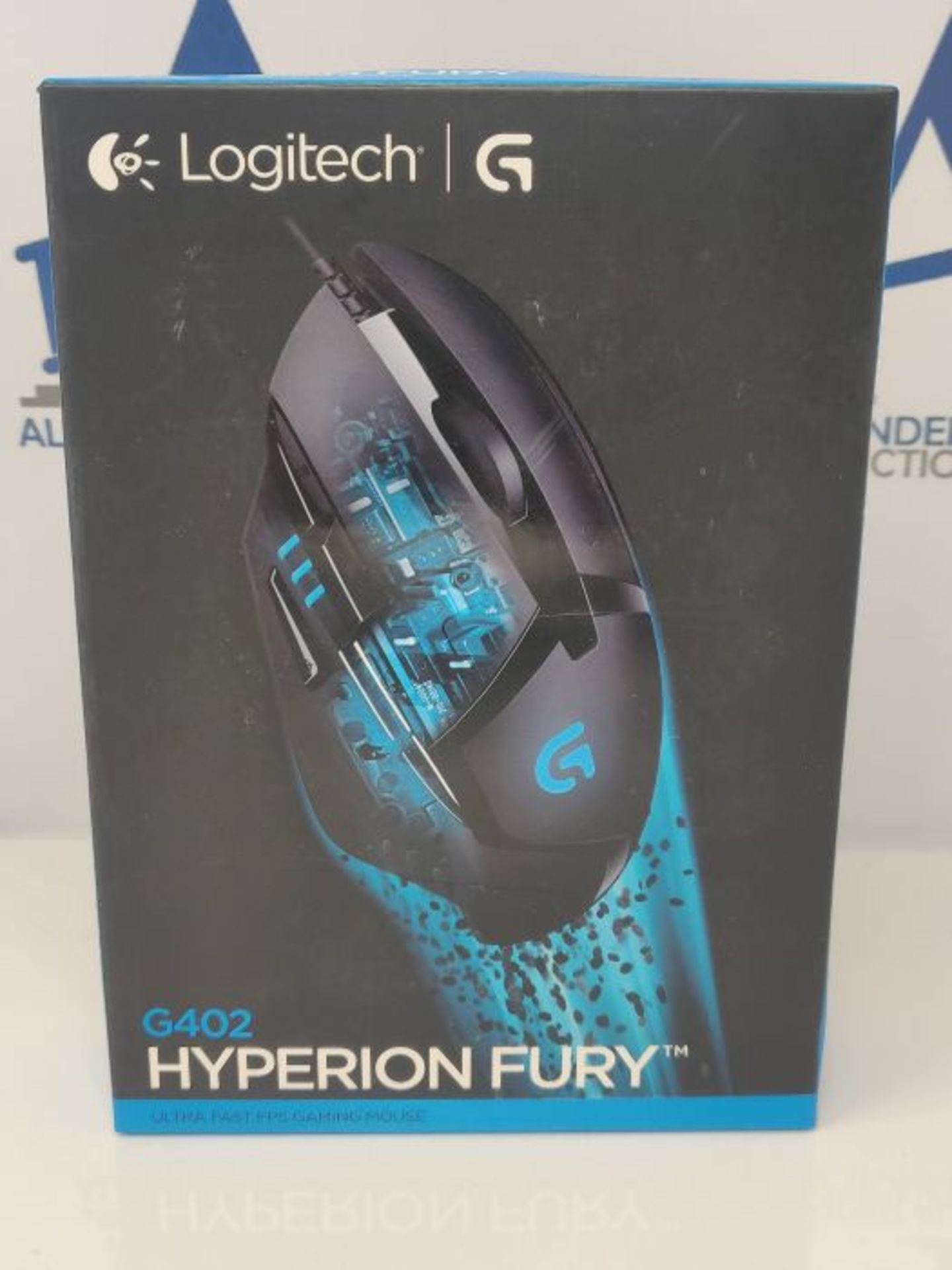 RRP £53.00 Logitech G402 Hyperion Fury Souris Gamer Filaire, Suivi Optique 4 000 PPP, Ultra-LÃ© - Image 2 of 3