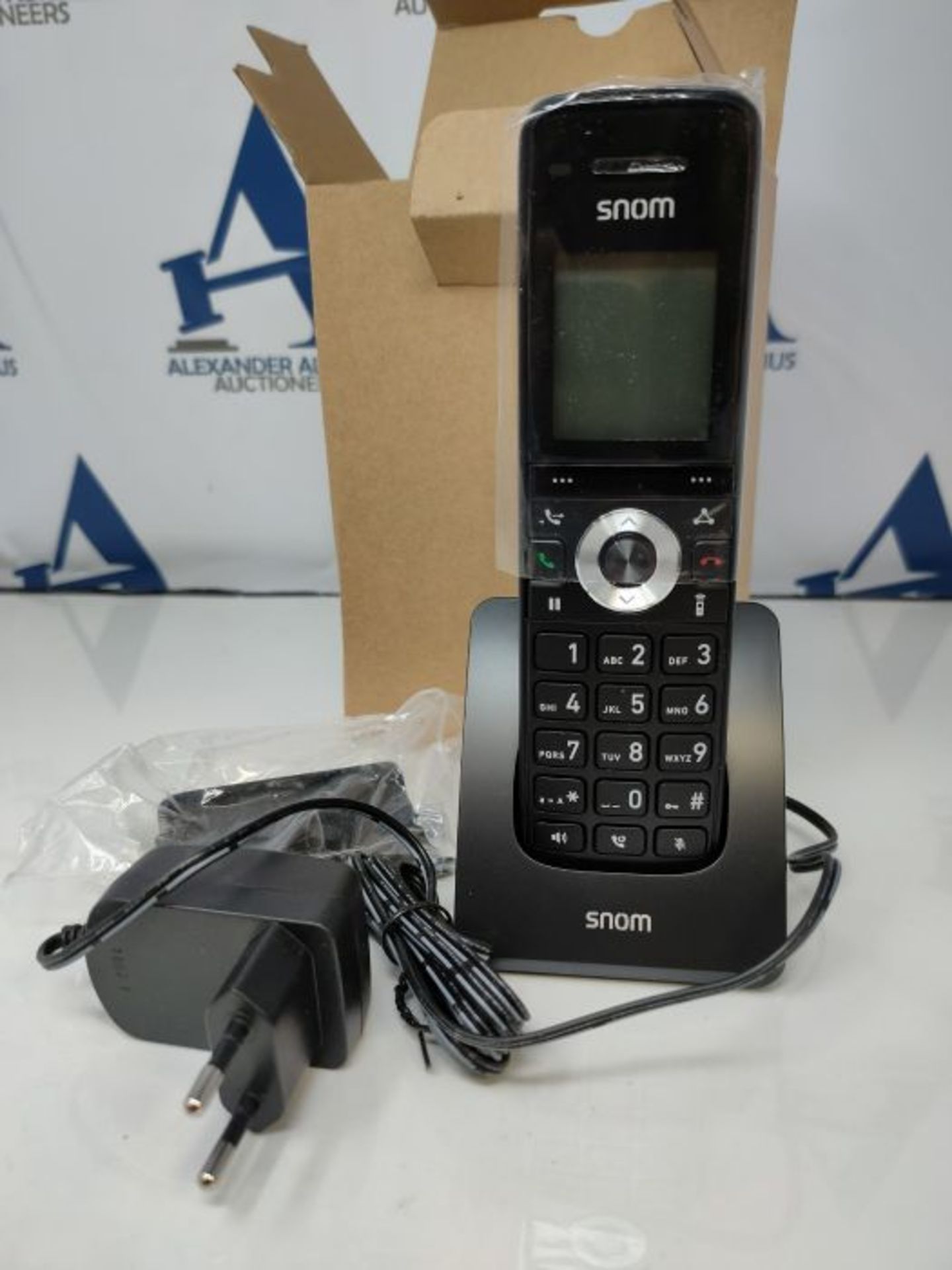 RRP £60.00 Snom M15 SOHO combinÃ© DECT, jusqu'Ã  7 jours de la vie de la batterie en veille e - Image 2 of 2