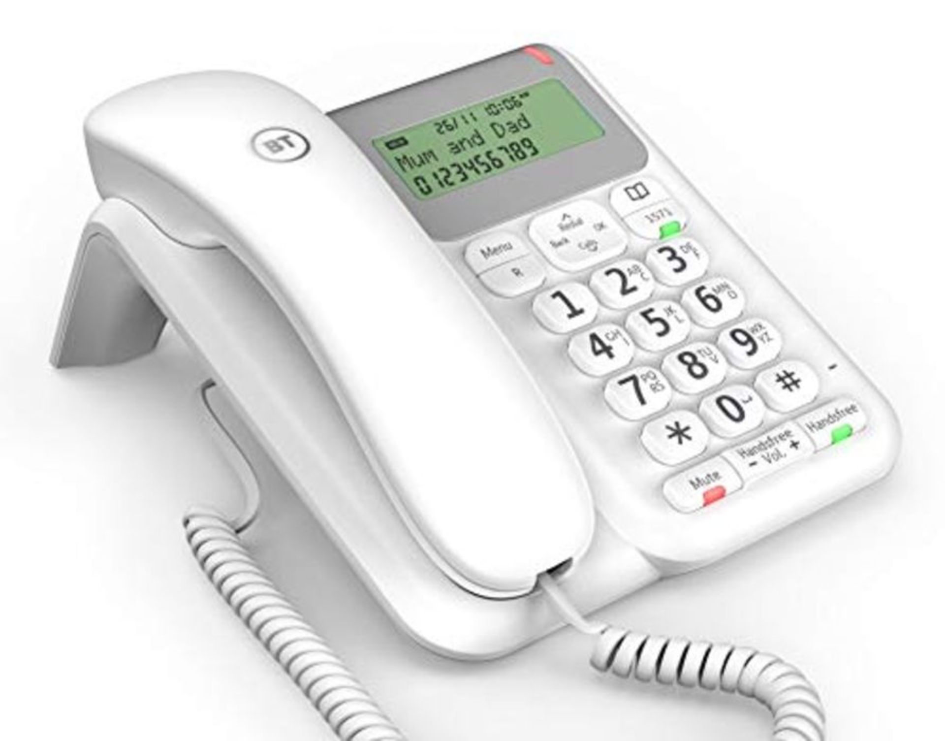 BT Decor Corded Telephone, White