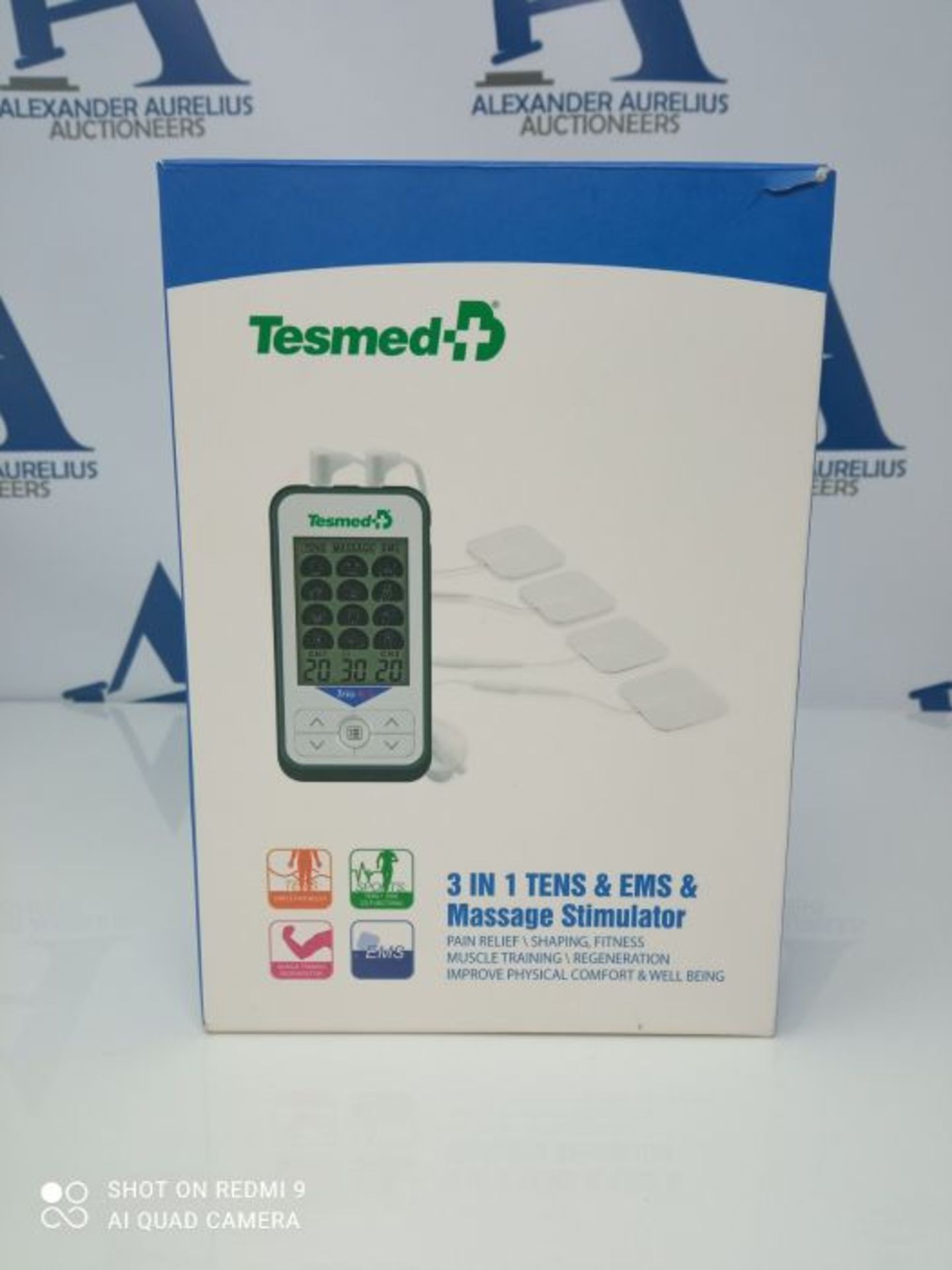 TESMED Trio 6.5 elettrostimolatore con Batteria Ricaricabile, Muscolare, TENS e Massag - Image 2 of 3