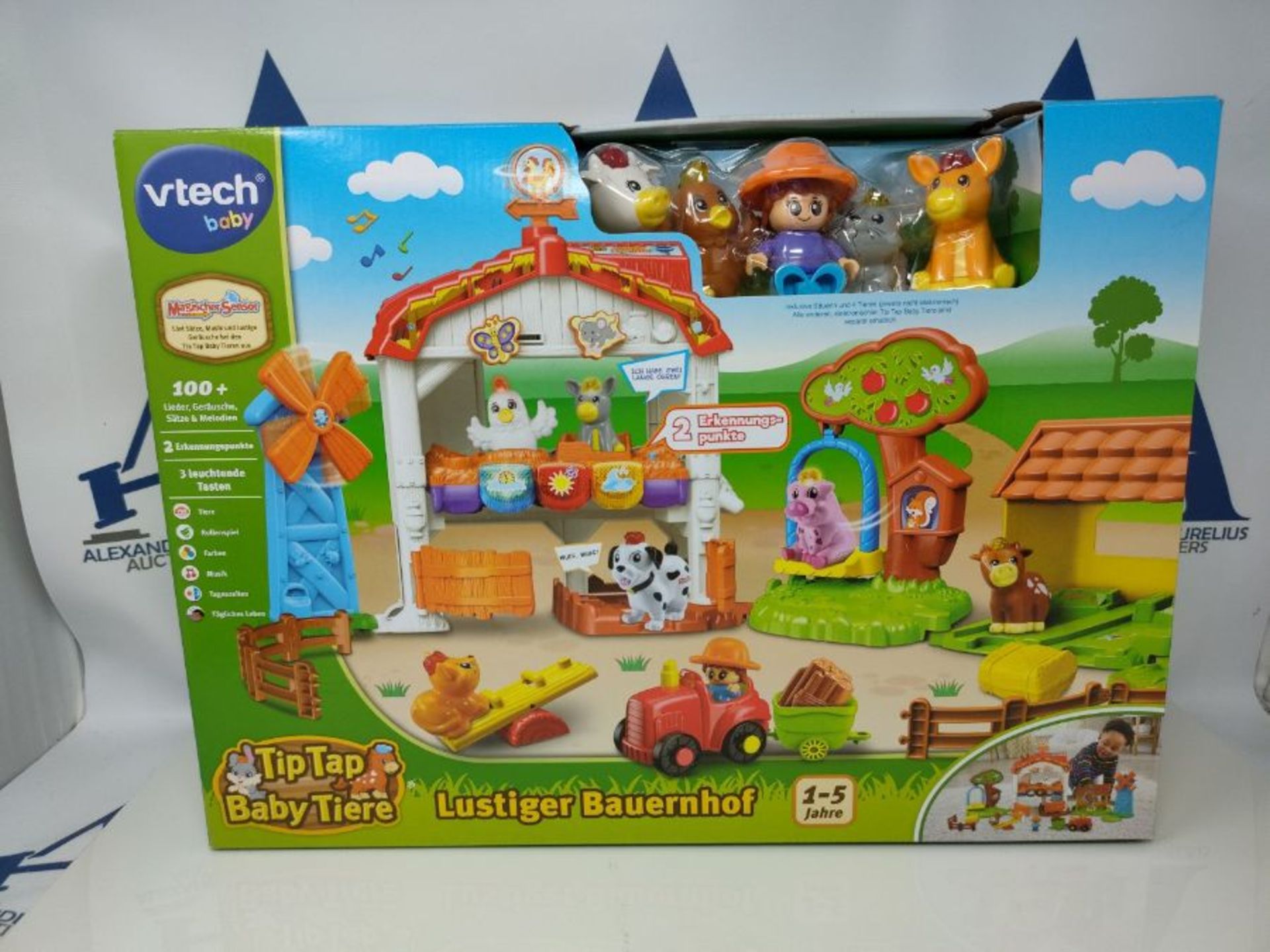 VTech Tip Tap Baby Tiere - Lustiger Bauernhof  Interaktives Spielzeug mit Licht und - Image 2 of 3