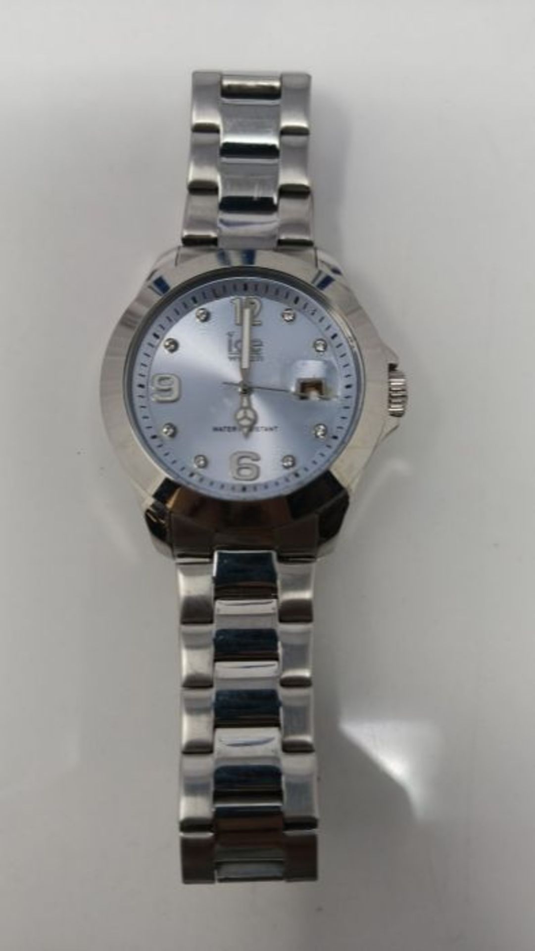 RRP £149.00 Ice-Watch - ICE Steel Light Blue with Stones - Women's Wristwatch with Metal Strap - 0 - Image 2 of 2
