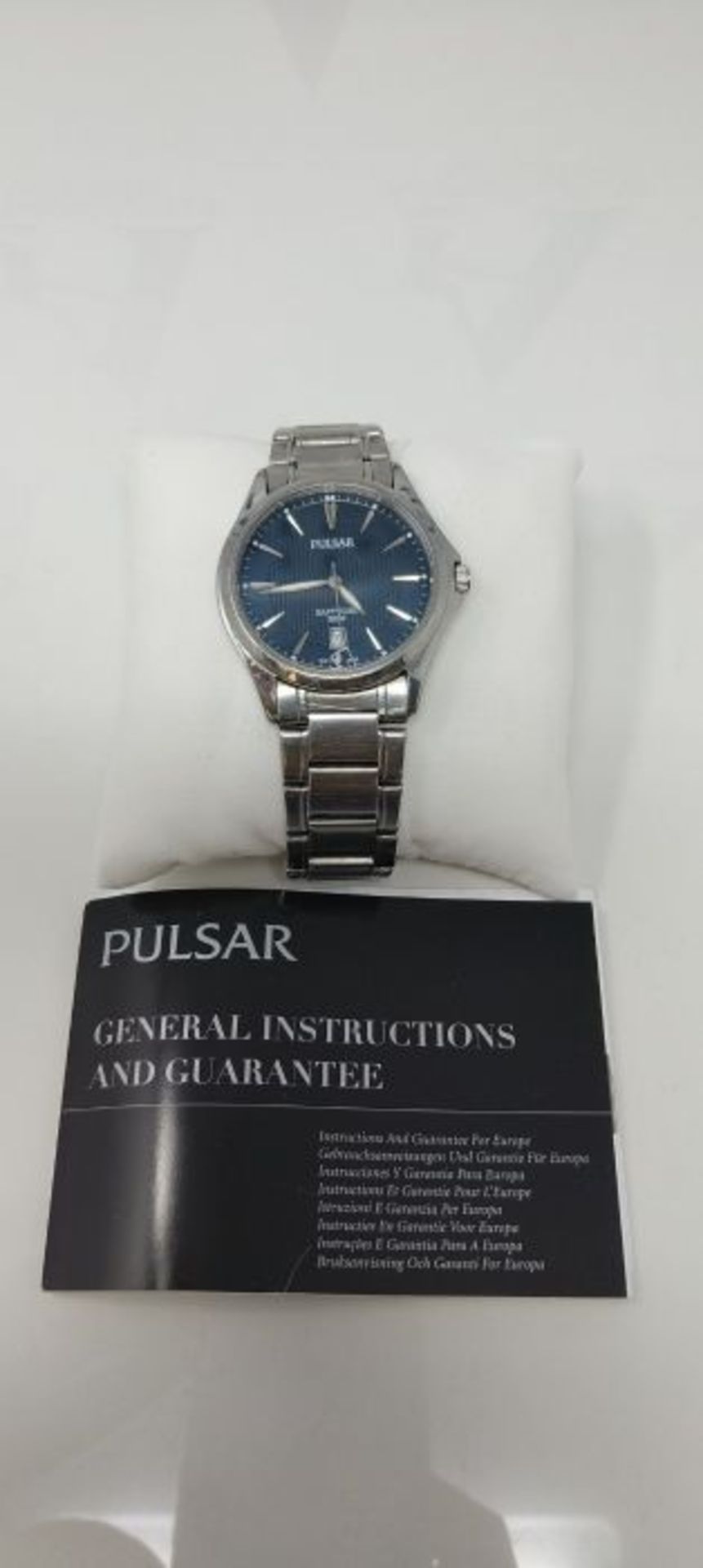 RRP £92.00 Pulsar Stainless Steel Quartz Analog for Hombre-reloj ps9385 X 1 - Image 3 of 3
