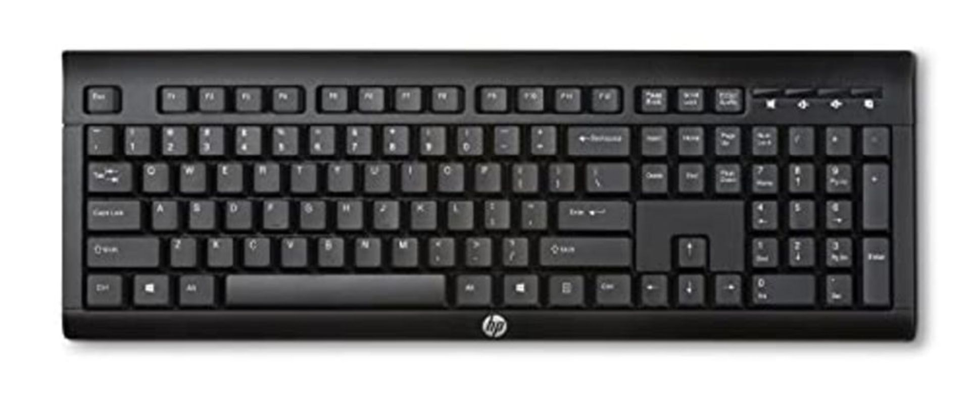 HP K2500 Black 2.4 GHz USB Wireless Keyboard
