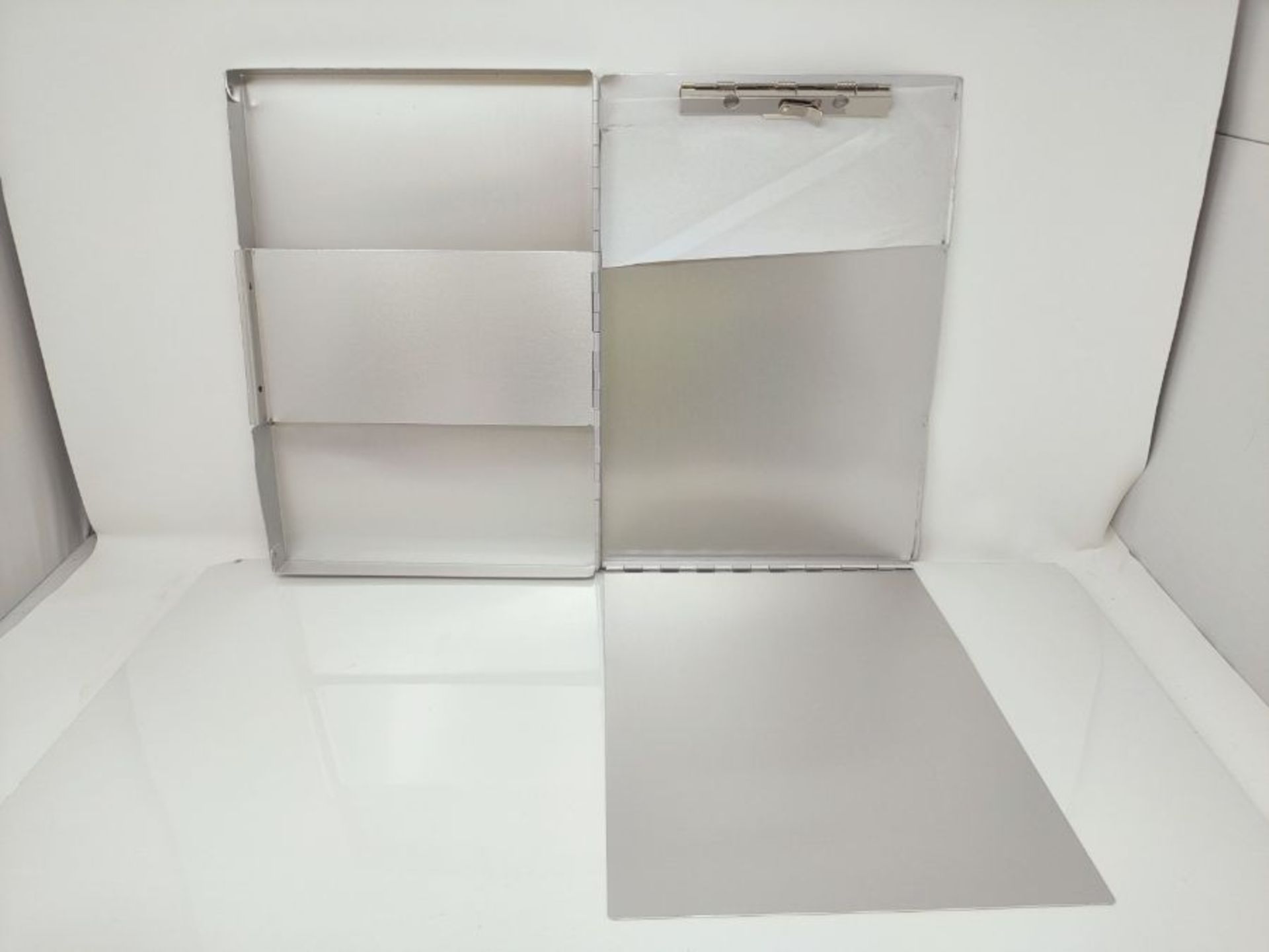 Westcott E 17004 00 Aluminium Form Holder Box A4 Internal Clipboard Laterally O - Image 2 of 2