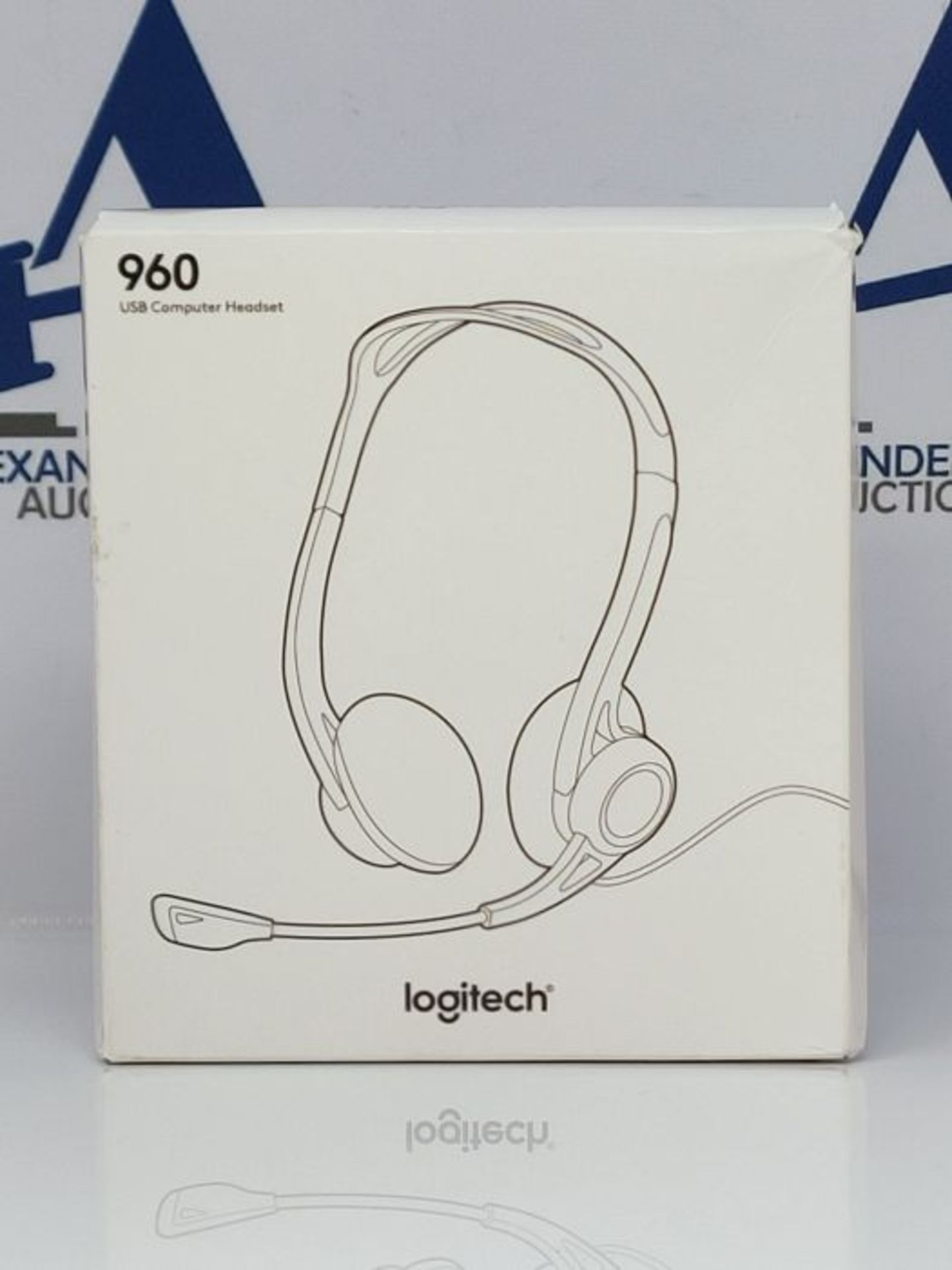 Logitech 960 KopfhÃ¶rer mit Mikrofon, Stereo-Headset, Verstellbares Mikrofon mit Rau - Image 2 of 3