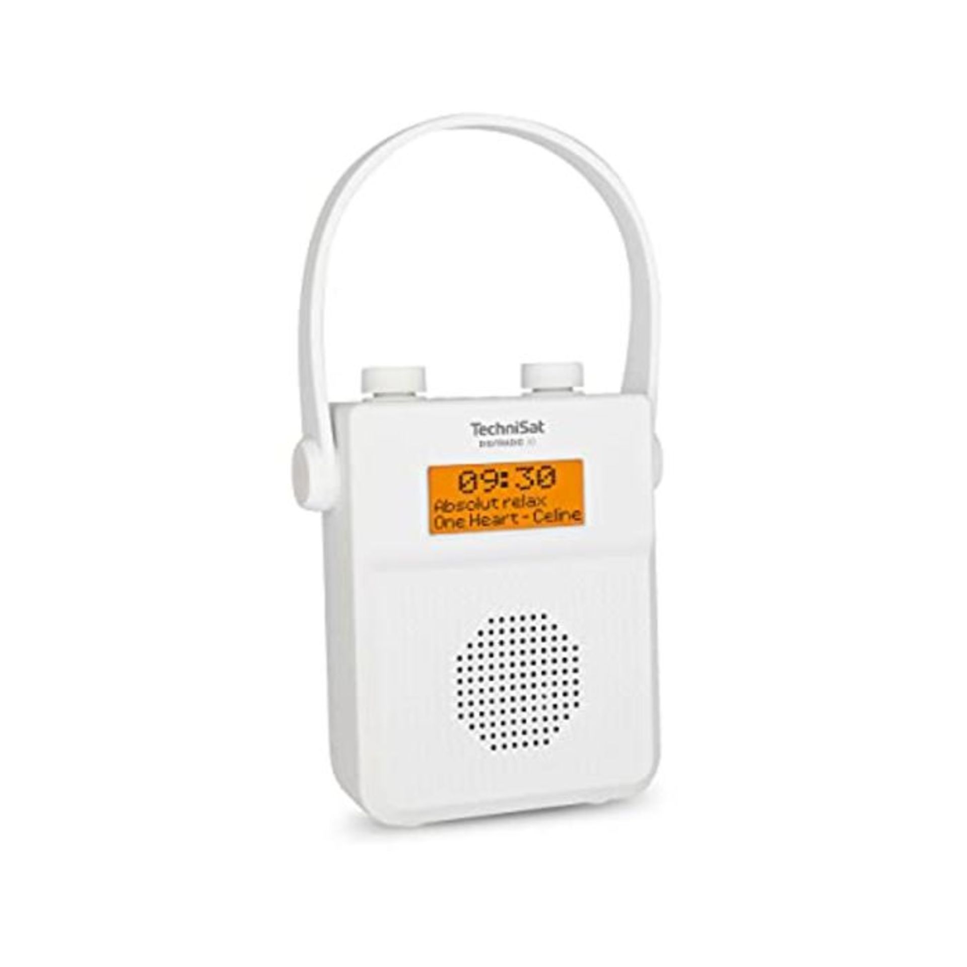 TechniSat Digital Shower Radio, 30 DAB, VHF, Integrated Battery, Bluetooth, IP X5 Jet