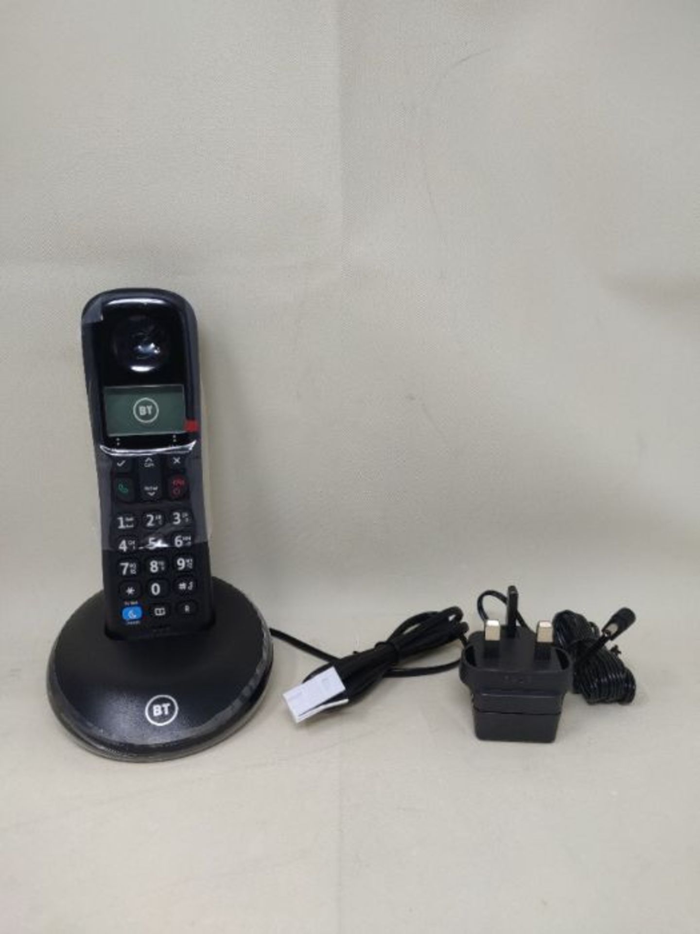 BT Everyday Cordless Home Phone with Basic Call Blocking, Single Handset Pack, Black - Image 3 of 3