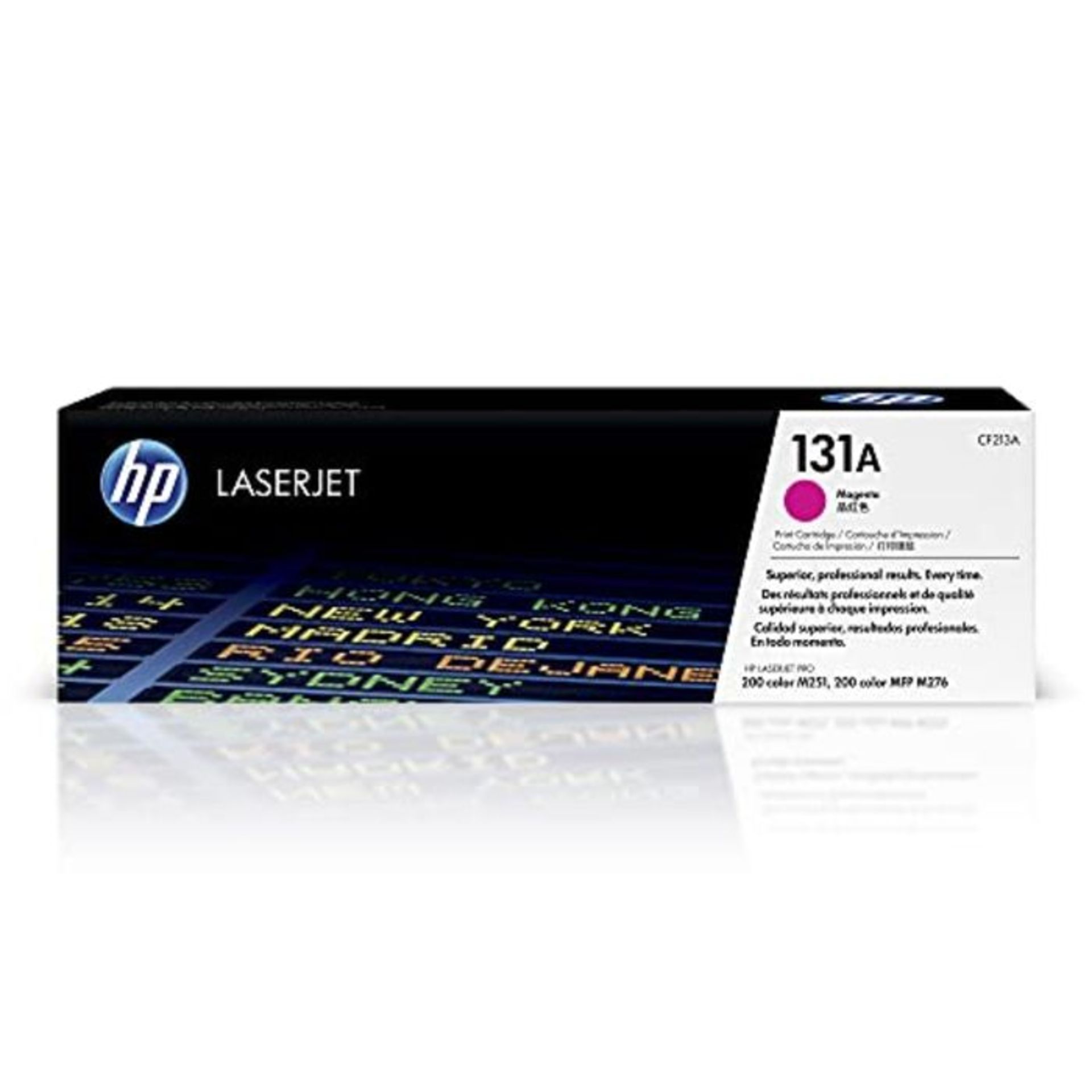 RRP £80.00 HP CF213A Original LaserJet Toner Cartridge, Magenta, Single Pack