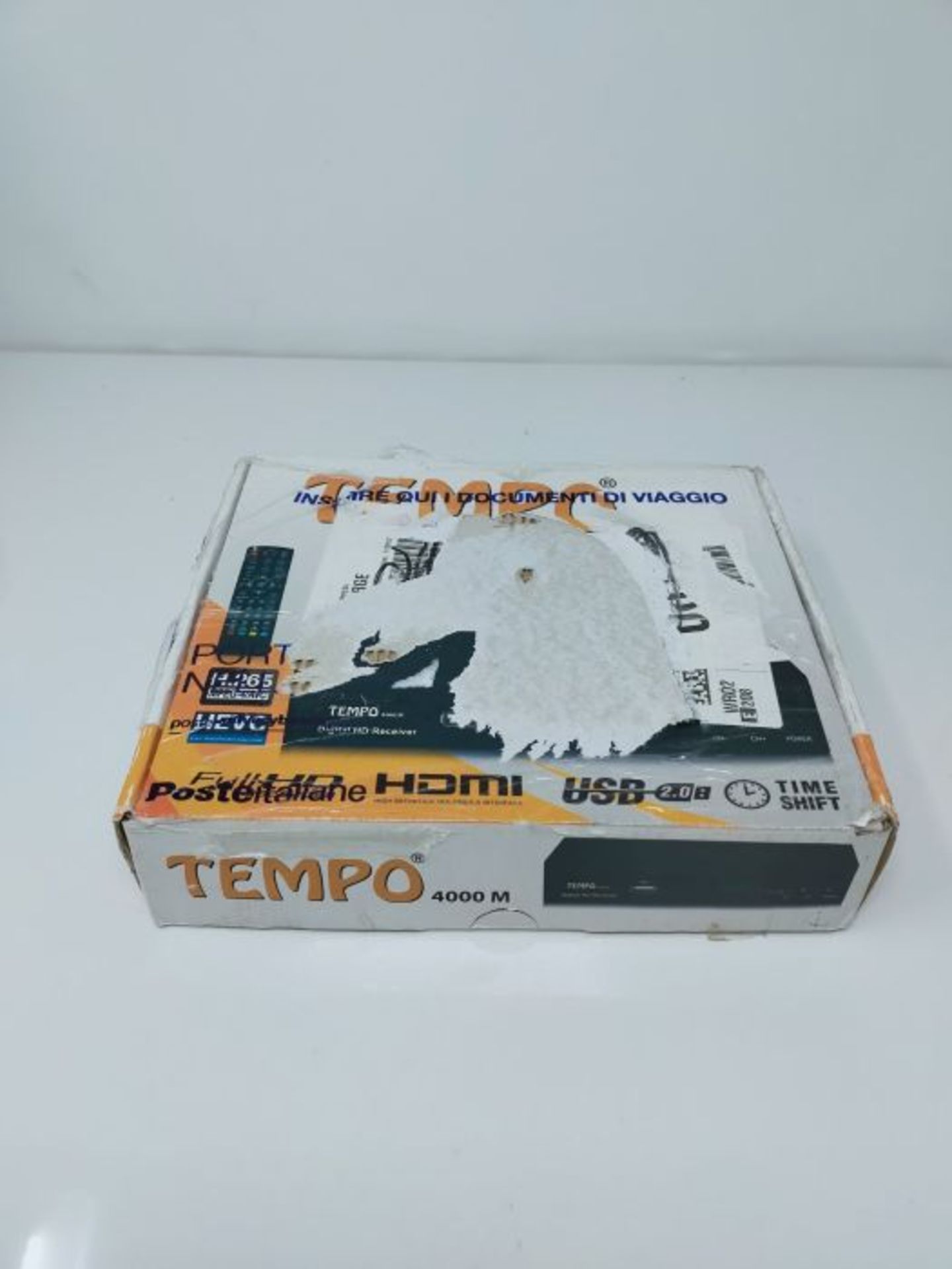 Tempo 4000 H.265 HEVC terrestrial receiver HD, DVB-T2, compatible for new channels, HD - Image 2 of 3