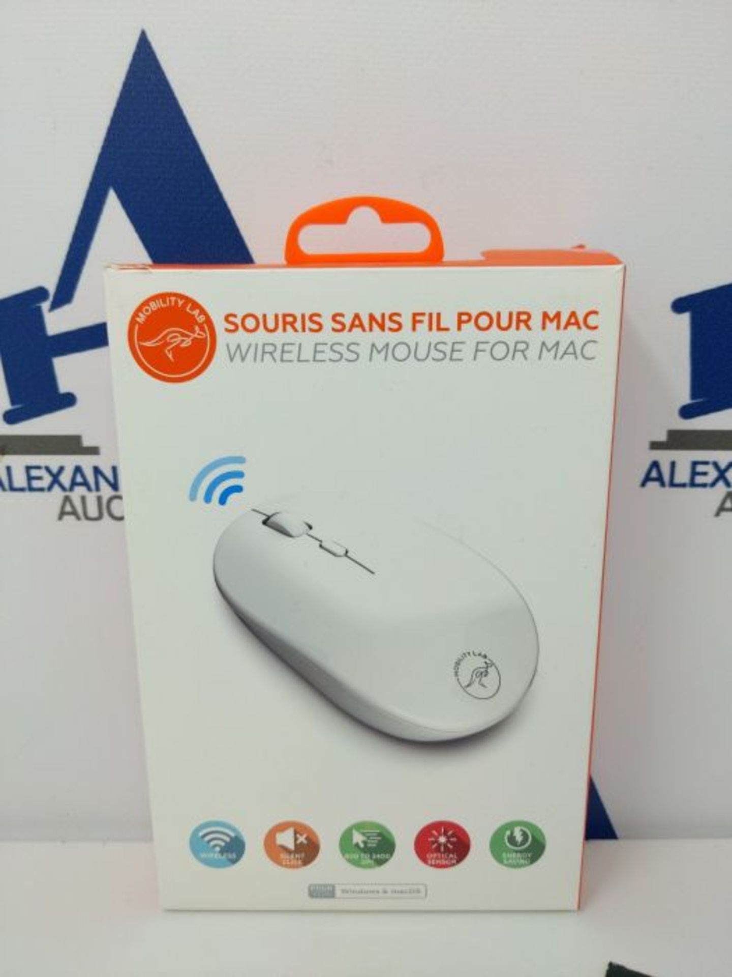 Mobility Lab ML301877 Bluetooth Laser Mouse 1600 DPI for Mac and PC - White - Image 2 of 3