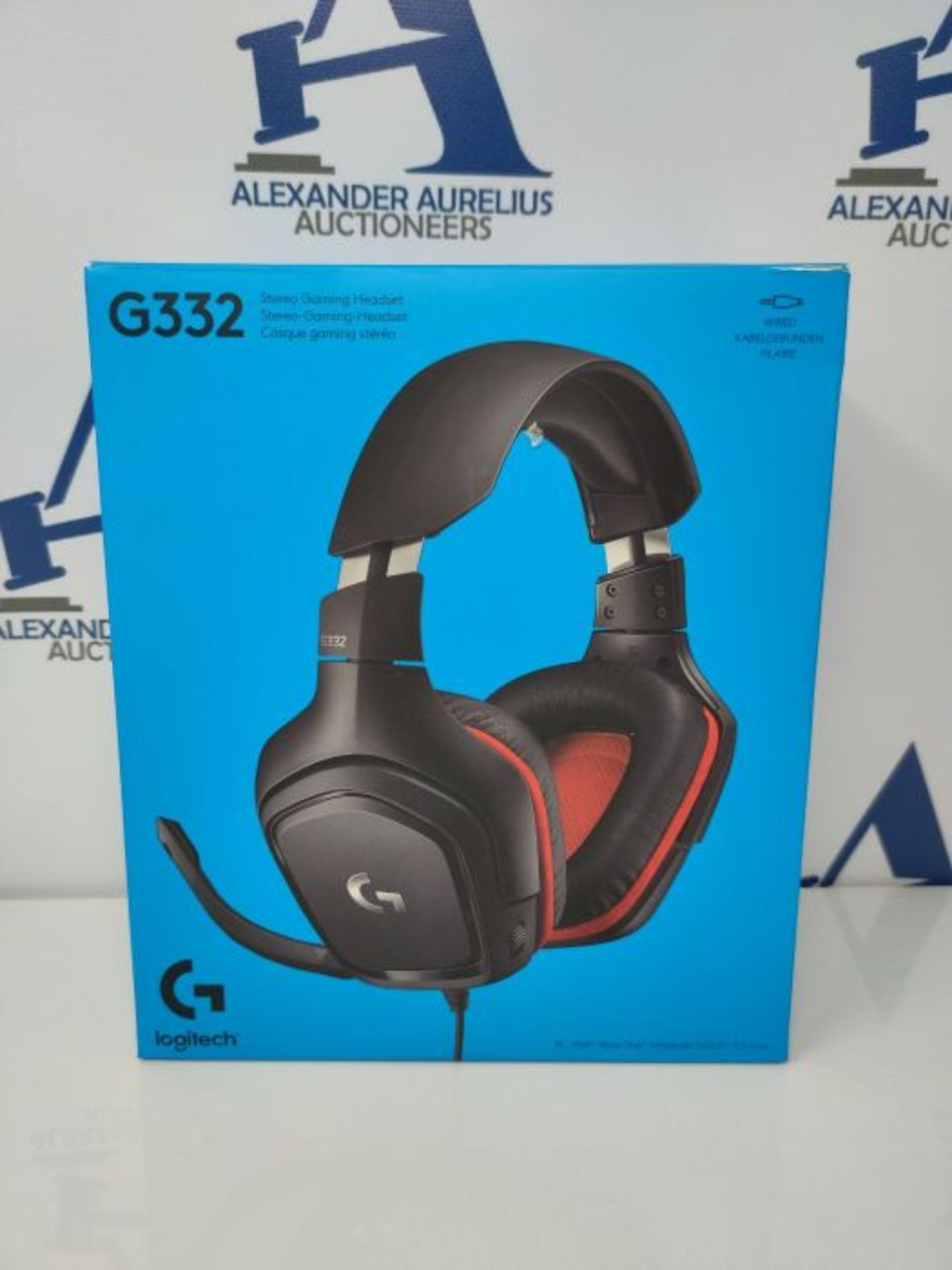 Logitech G332 kabelgebundenes Gaming-Headset, 50mm Treiber, Rotierende Kunstleder-Ohrm - Image 2 of 3