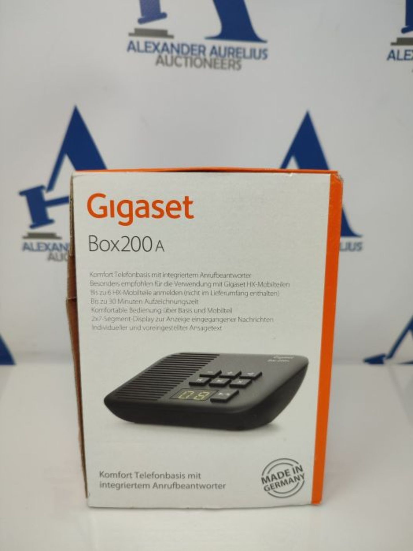 Gigaset Box 200A DECT-Telefonbasis with answering machine - black - Image 2 of 3