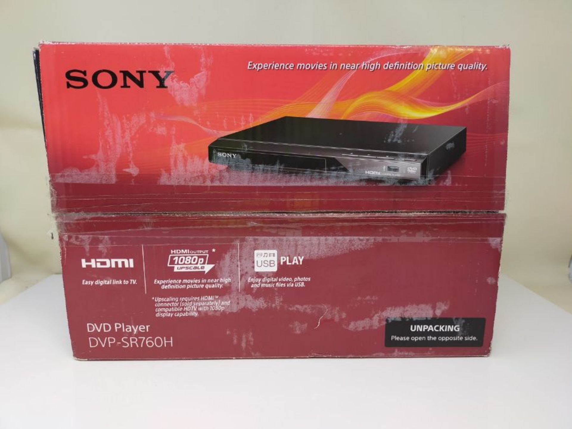 Sony DVPSR760H DVD Upgrade Player (HDMI, 1080 Pixel Upscaling, USB Connectivity), Blac - Image 2 of 3