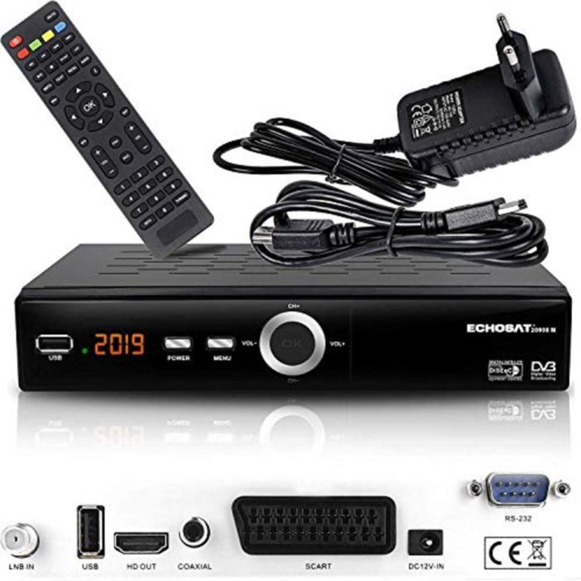 hd-line Echosat 20900 M Digital Satelliten Sat Receiver - (HDTV , DVB-S/S2 , HDMI , SC