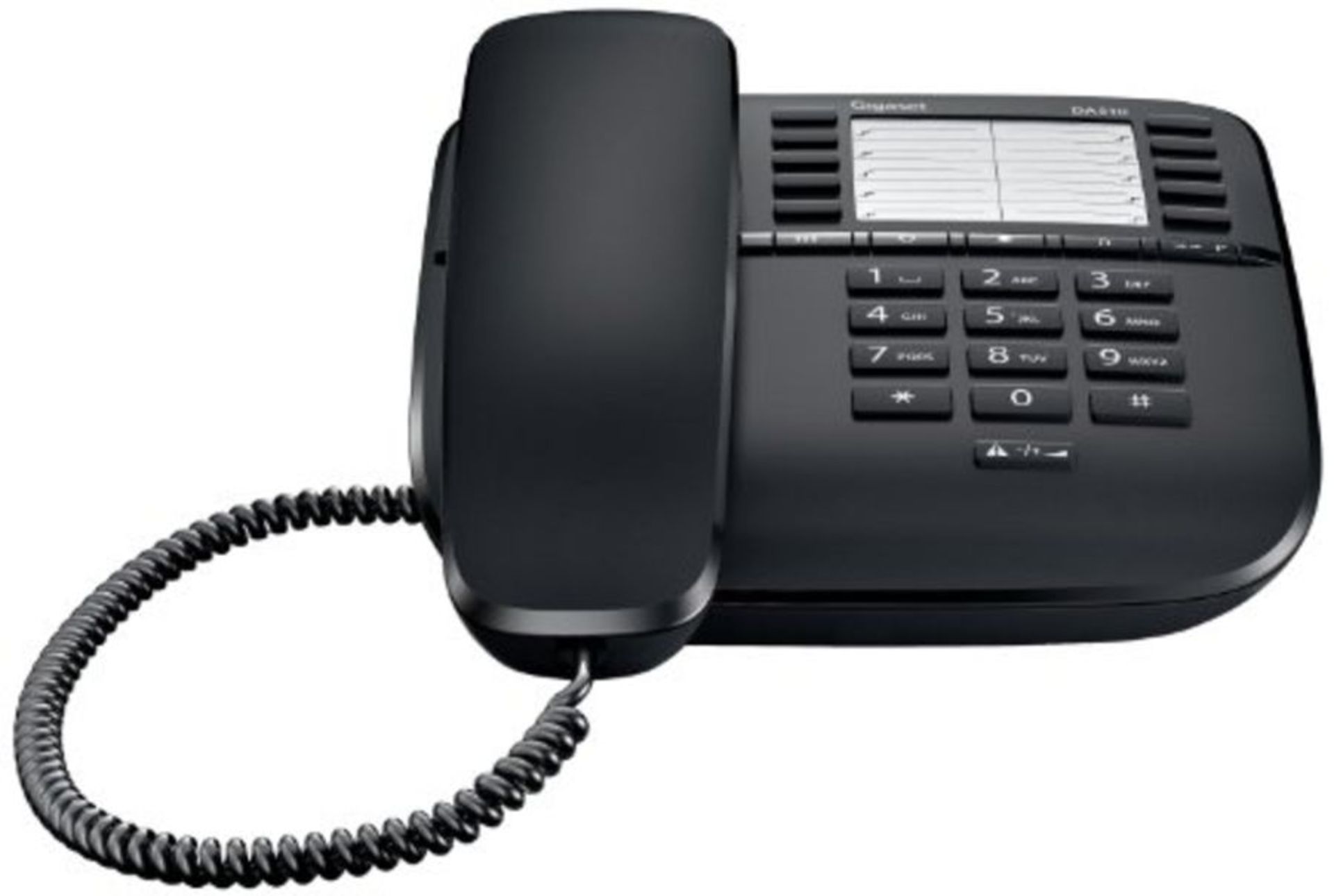 Gigaset DA510 - Schnurgebundenes Telefon mit praktischer Anrufanzeige - Kurzwahleintr?