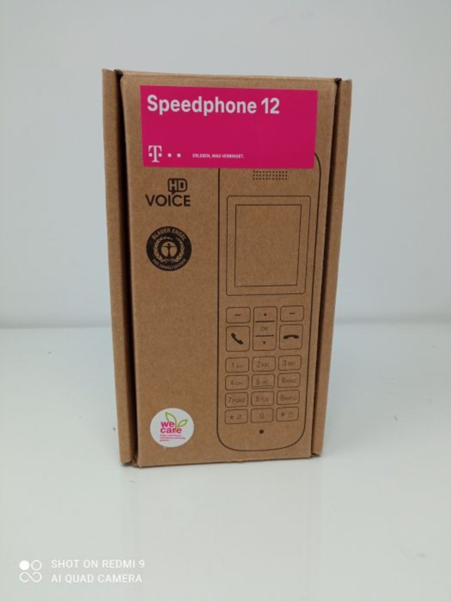 Telekom landline phone Speedphone 12 in white cordless | For use on current routers wi - Image 2 of 3
