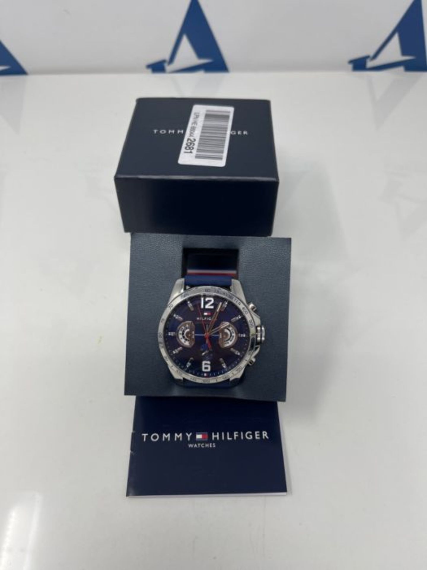 RRP £119.00 Tommy Hilfiger Unisex-Adult Multi dial Quartz Connected Wrist Watch with Silicone Stra - Image 2 of 3