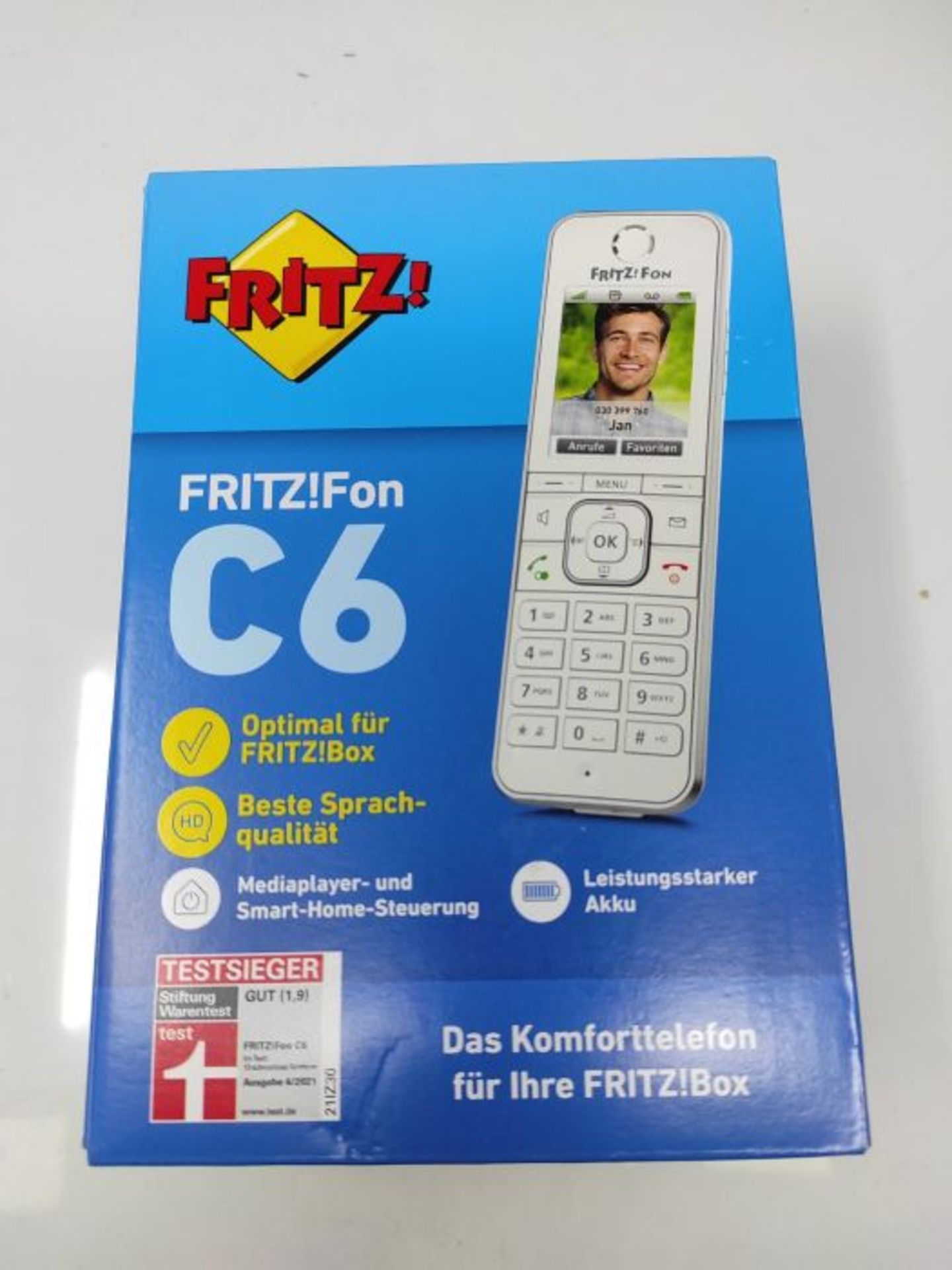 RRP £68.00 AVM FRITZ!Fon C6 DECT-Komforttelefon (hochwertiges Farbdisplay, HD-Telefonie, Internet - Image 2 of 3