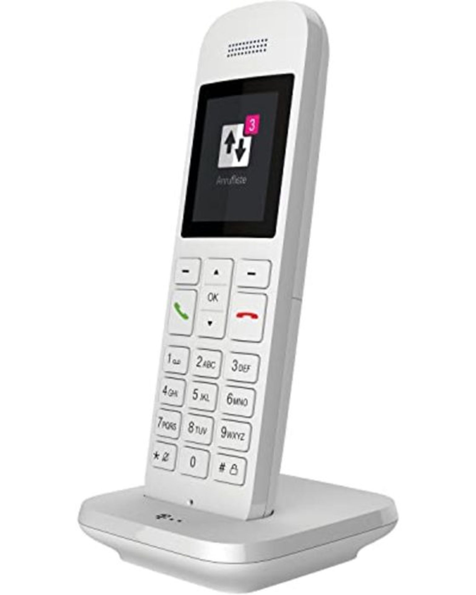 Telekom landline phone Speedphone 12 in white cordless | For use on current routers wi