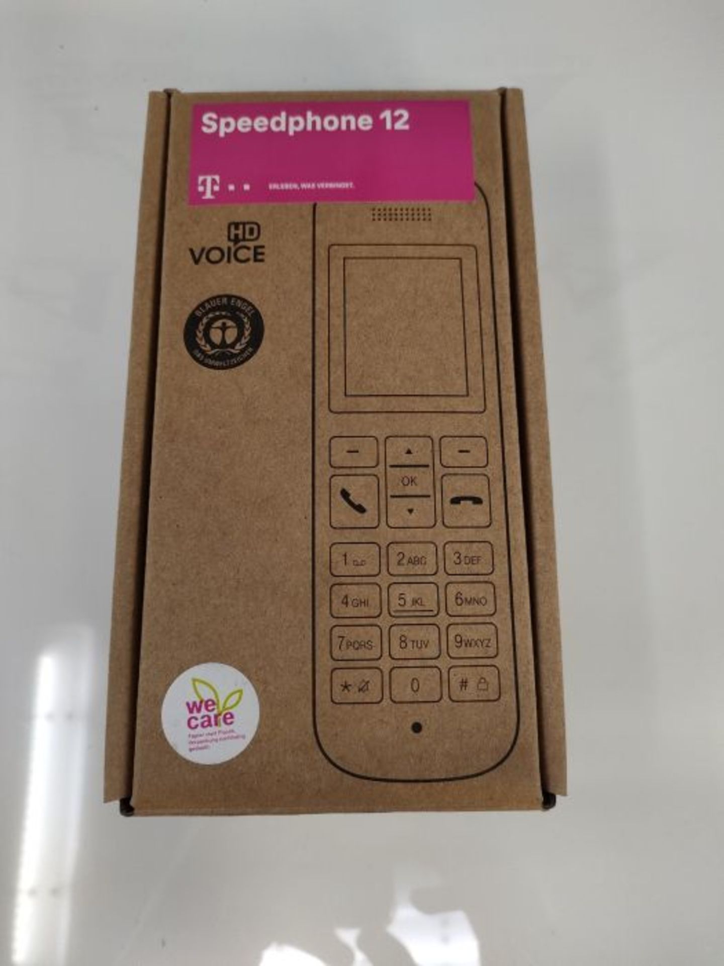 Telekom landline phone Speedphone 12 in black cordless | For use on current routers wi - Image 2 of 3